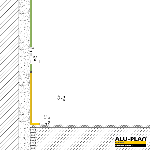 ALU-PLAN® Installation :: B72-13-F-APM-PVC3-WSP2