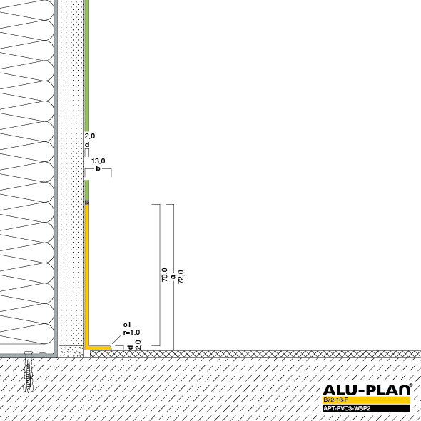 ALU-PLAN® Installation :: B72-13-F-APT-PVC3-WSP2