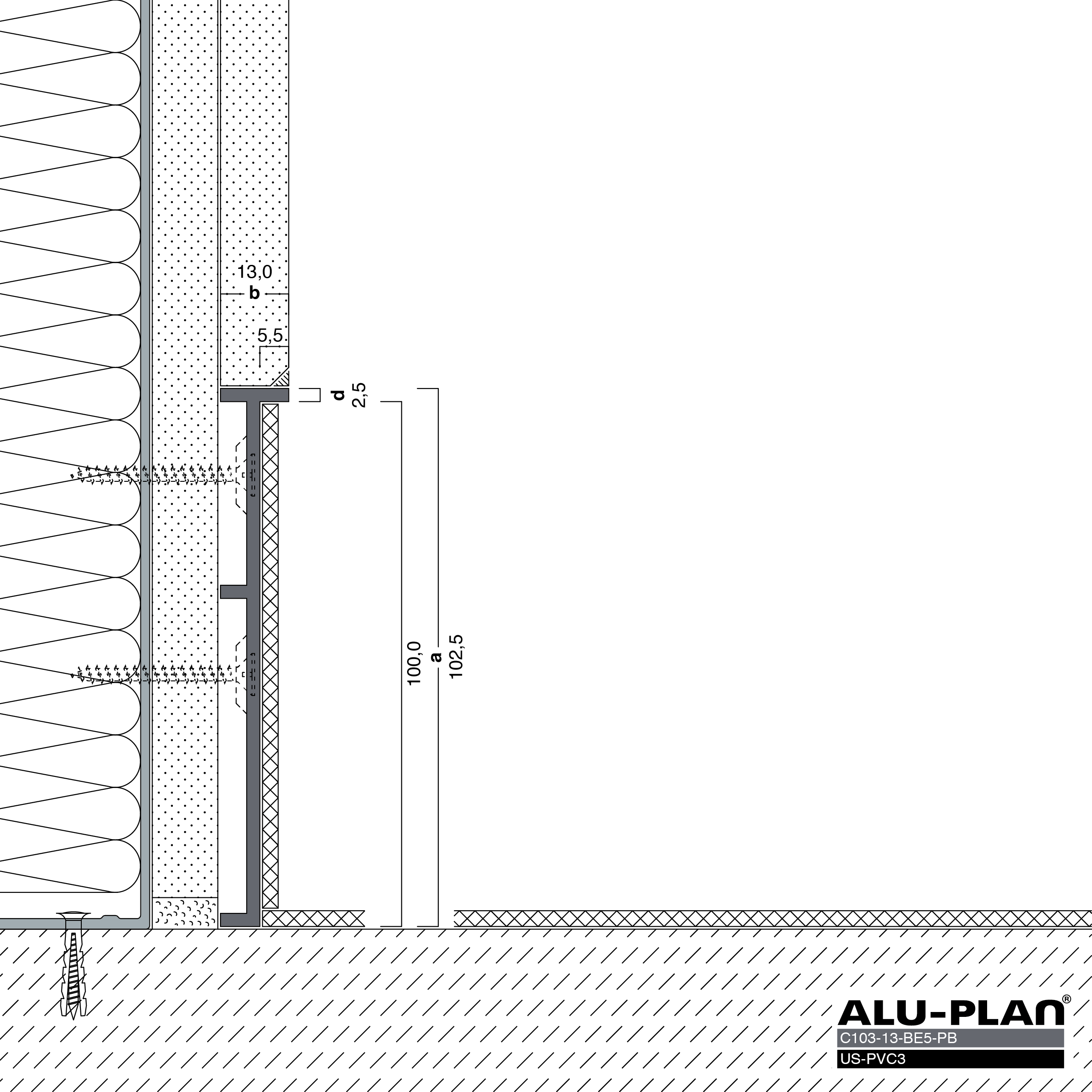 ALU-PLAN® Installation :: C103-13-BE5-PB-US-PVC3
