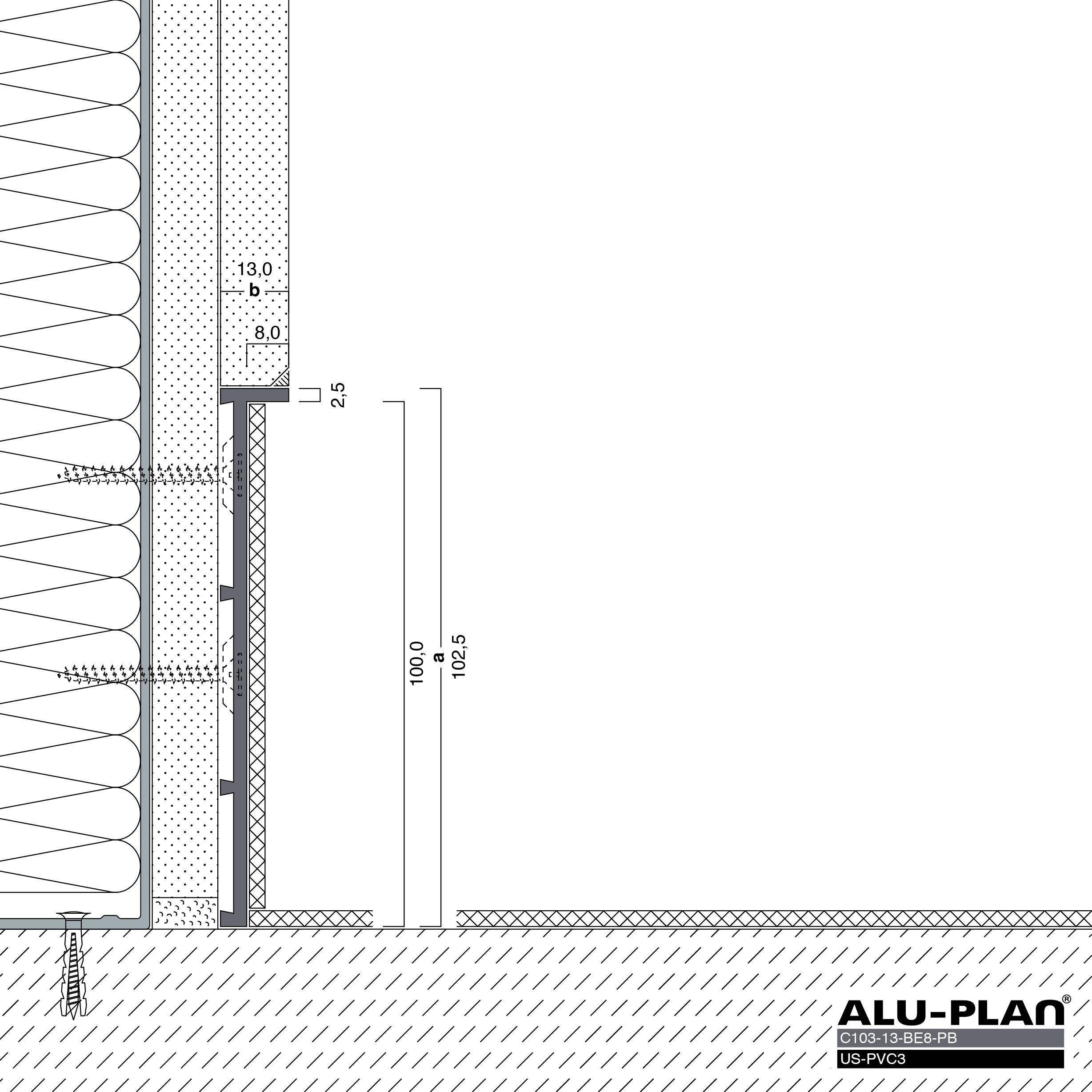ALU-PLAN® Installation :: C103-13-BE8-PB-US-PVC3