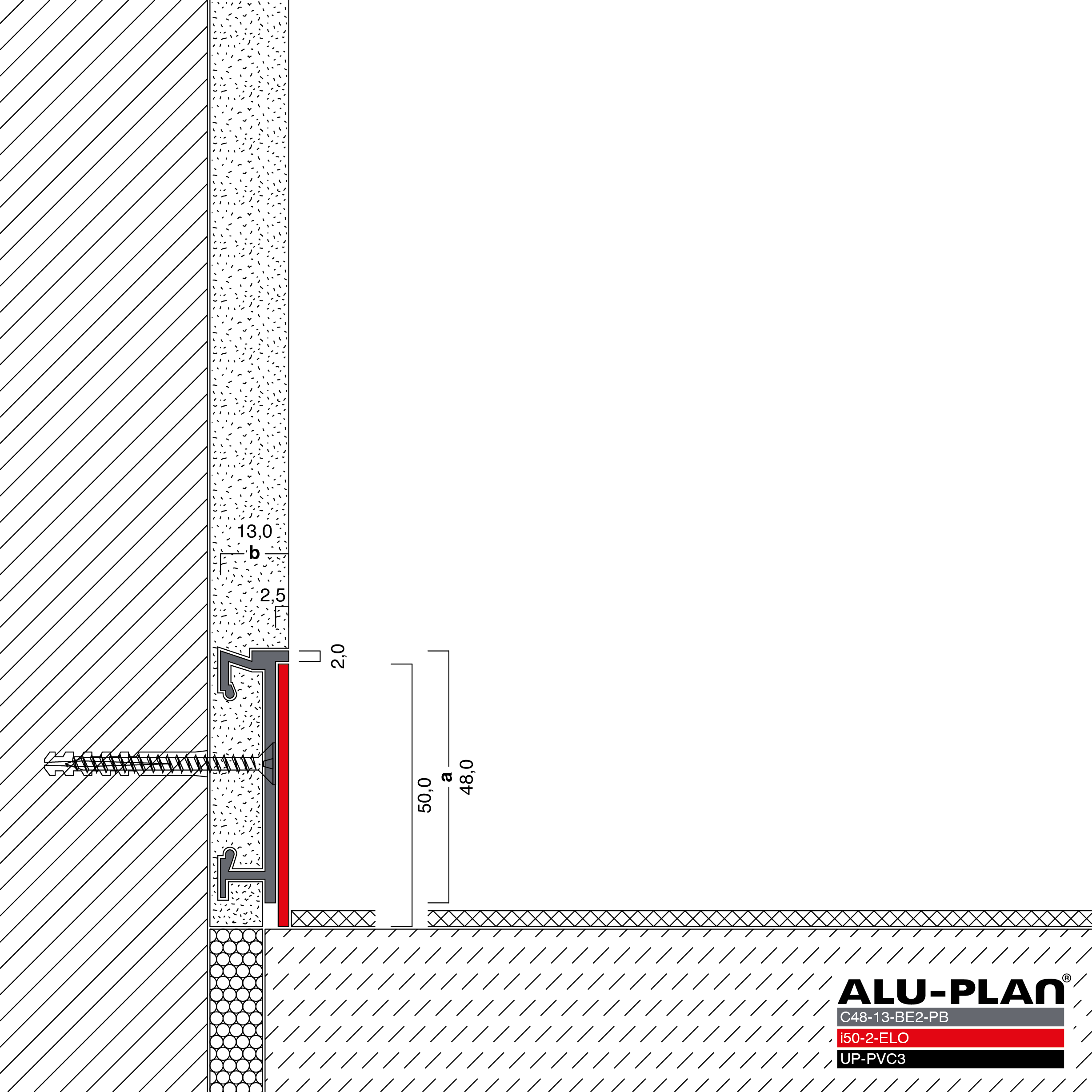 ALU-PLAN® Installation :: C48-13-BE2-PB-i50-2-ELO-UP-PVC3