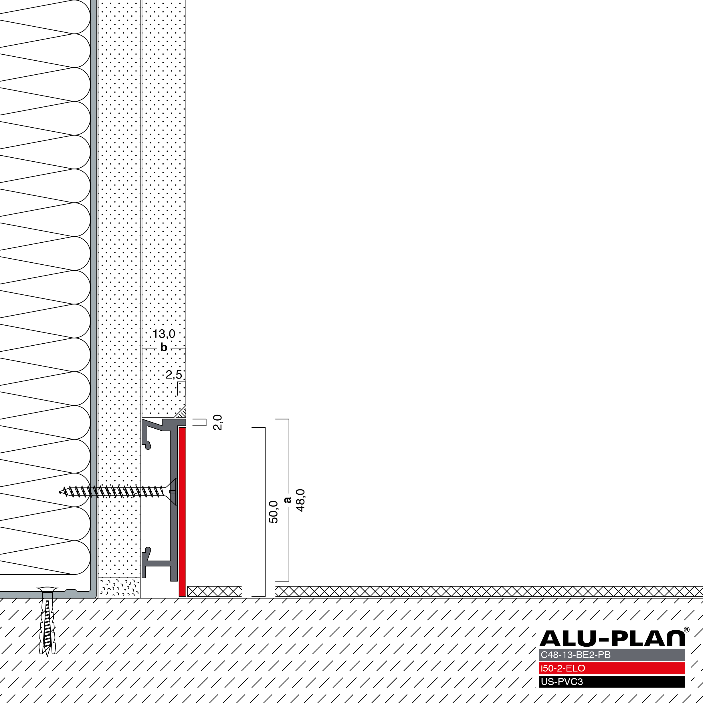 ALU-PLAN® Installation :: C48-13-BE2-PB-i50-2-ELO-US-PVC3