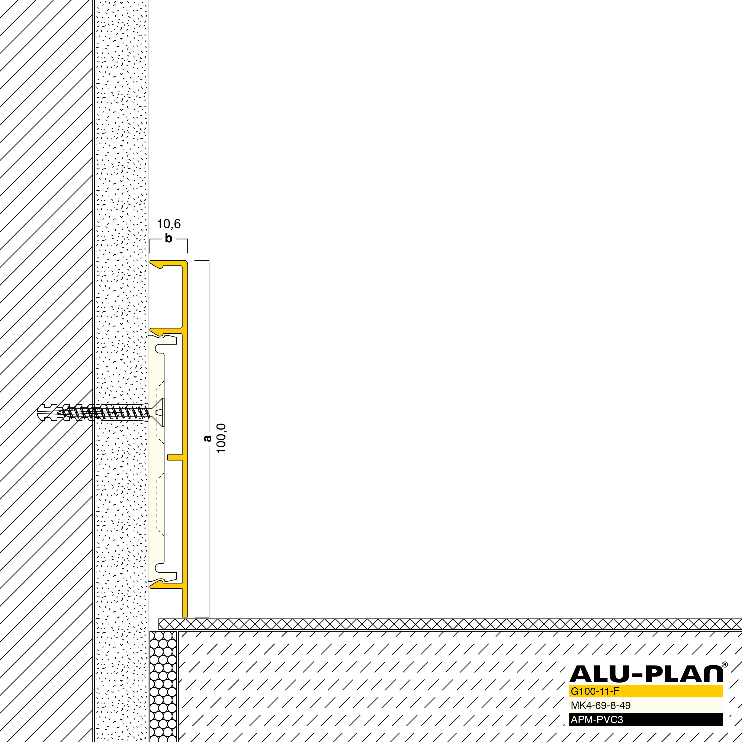 ALU-PLAN® Installation :: G100-11-F-APM-PVC3