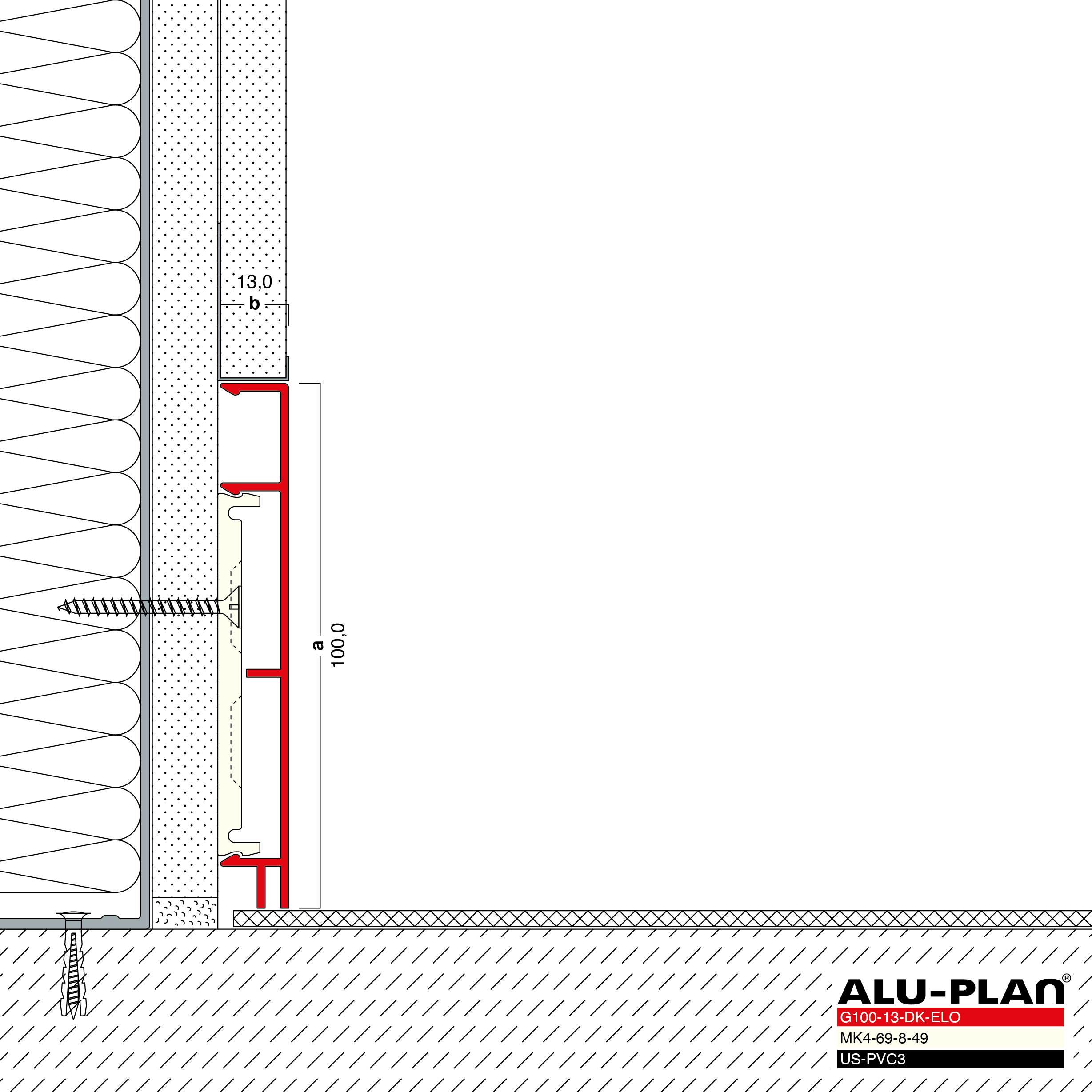 ALU-PLAN® Installation :: G100-13-DK-ELO-US-PVC3