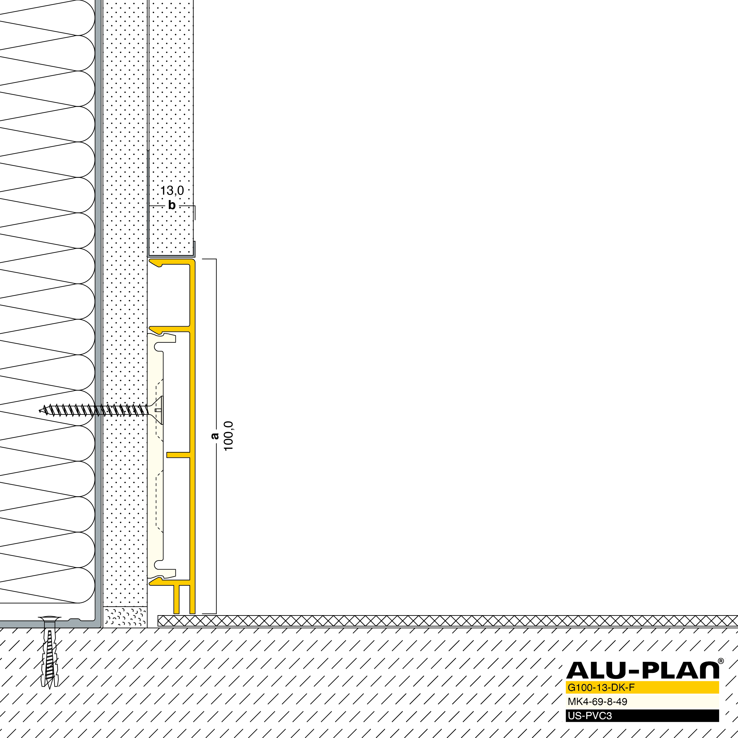 ALU-PLAN® Installation :: G100-13-DK-F-US-PVC3