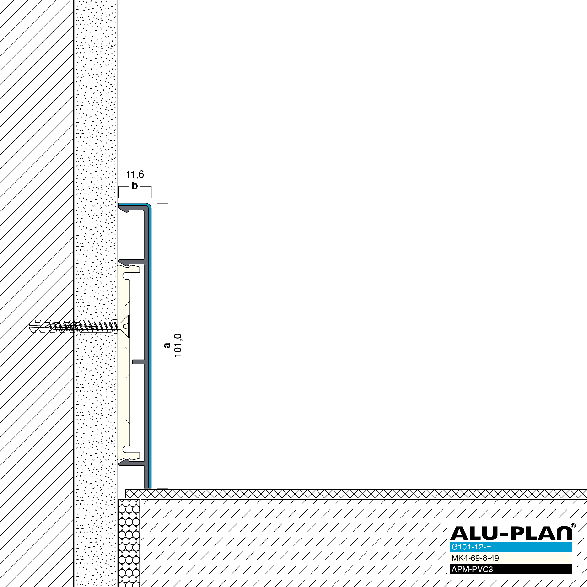 ALU-PLAN® Installation :: G101-12-E-APM-PVC3