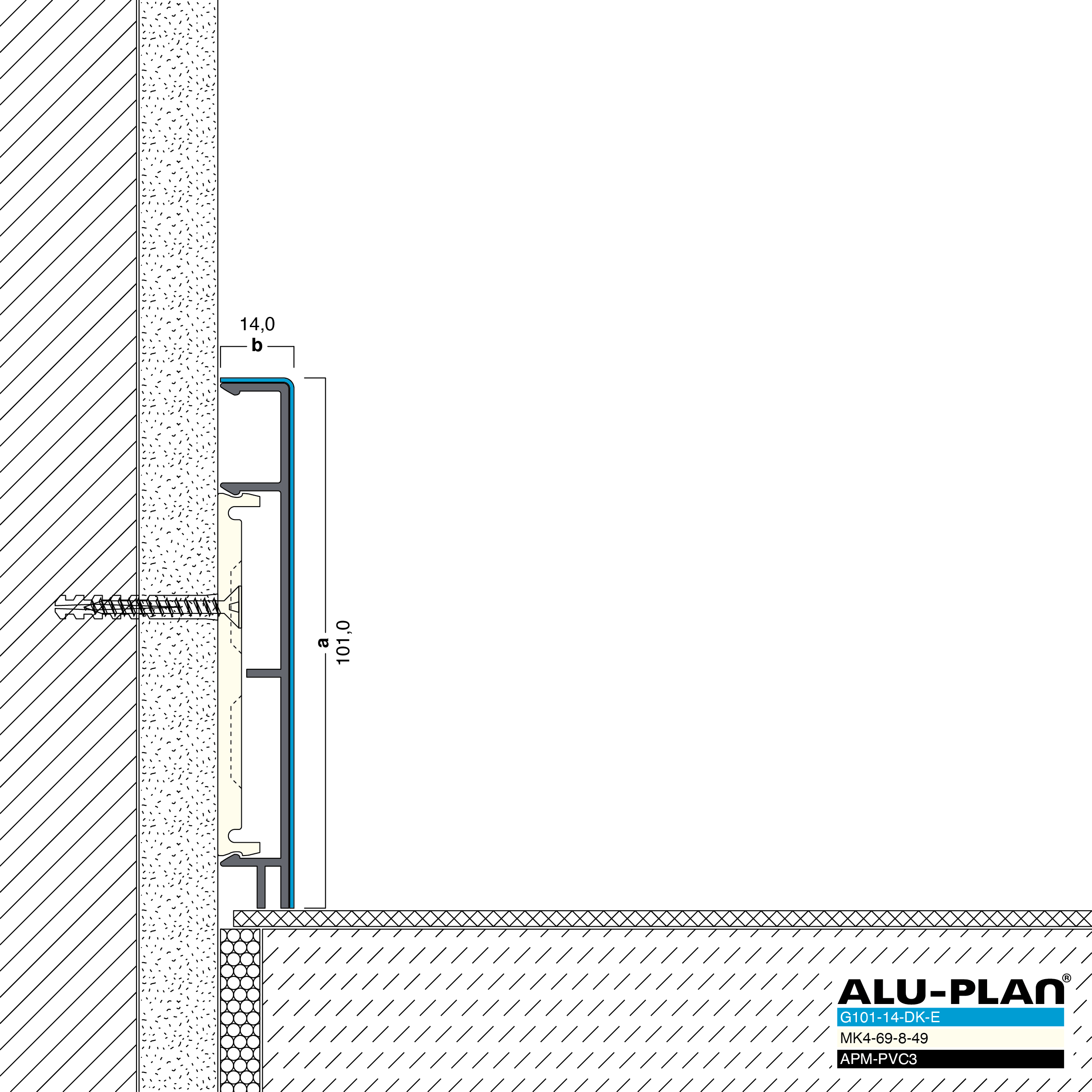 ALU-PLAN® Installation :: G101-14-DK-E-APM-PVC3