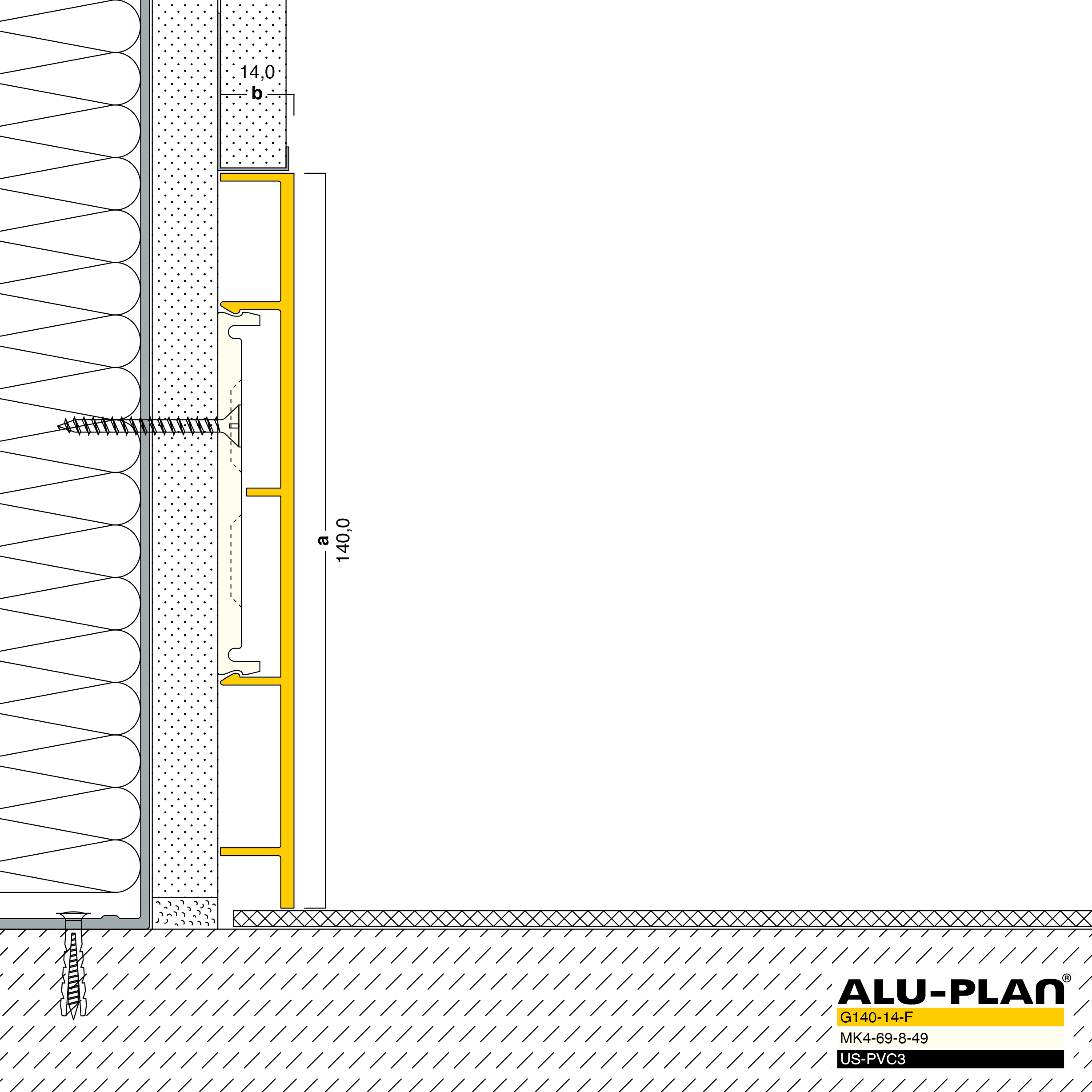 ALU-PLAN® Installation :: G140-14-F-US-PVC3
