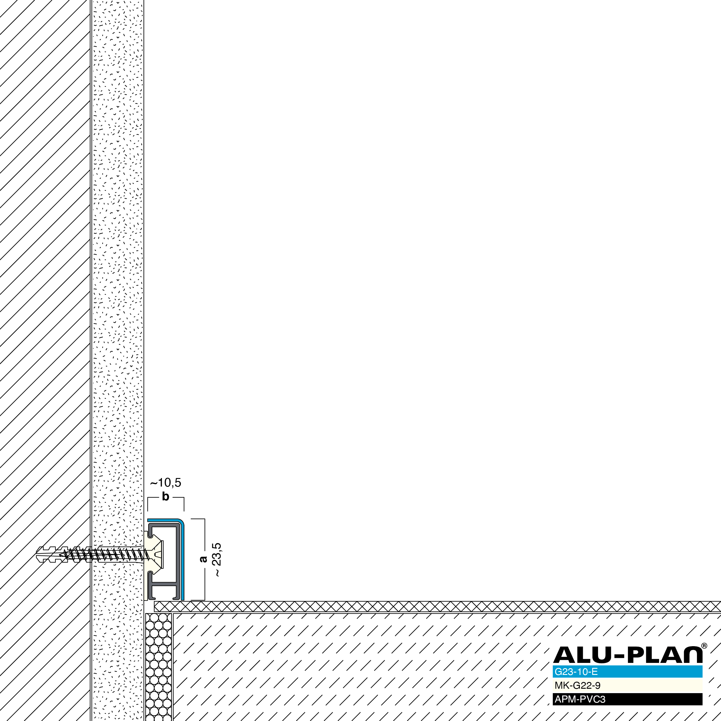 ALU-PLAN® Installation :: G23-10-E-APM-PVC3