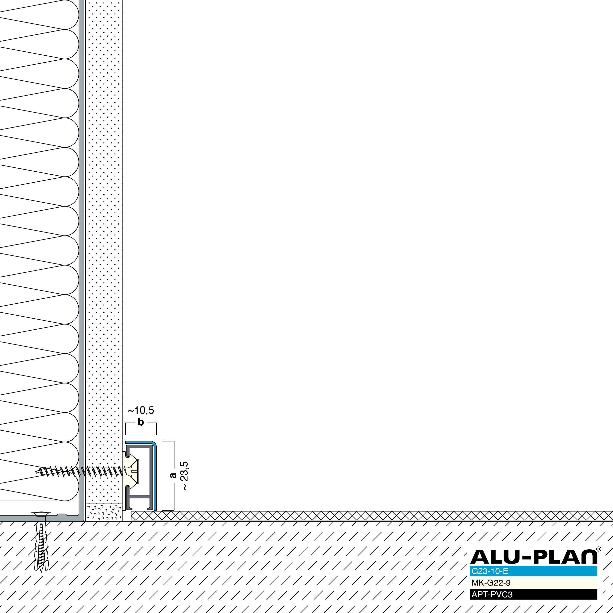 ALU-PLAN® Installation :: G23-10-E-APT-PVC3