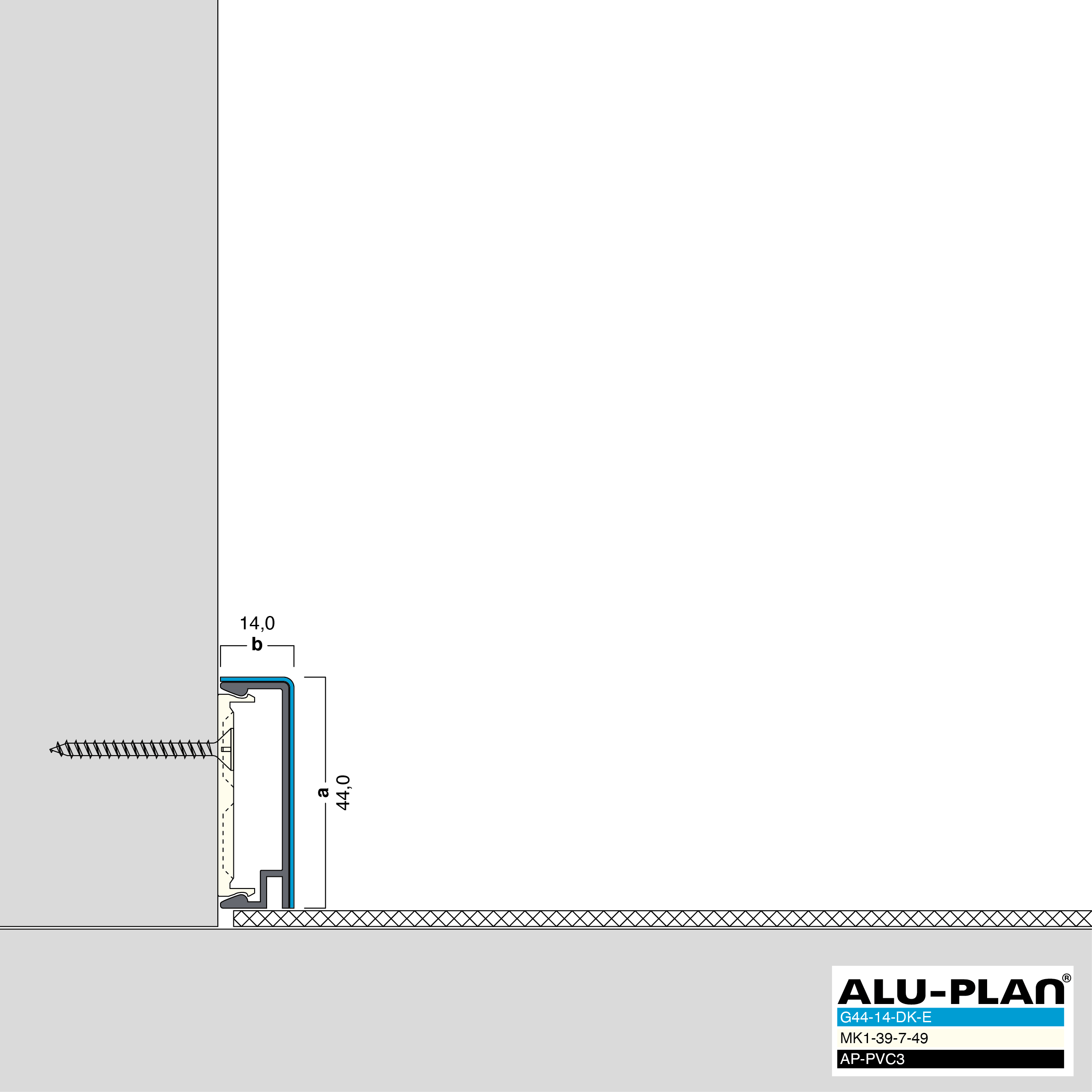ALU-PLAN® Installation :: G44-14-DK-E-AP-PVC3