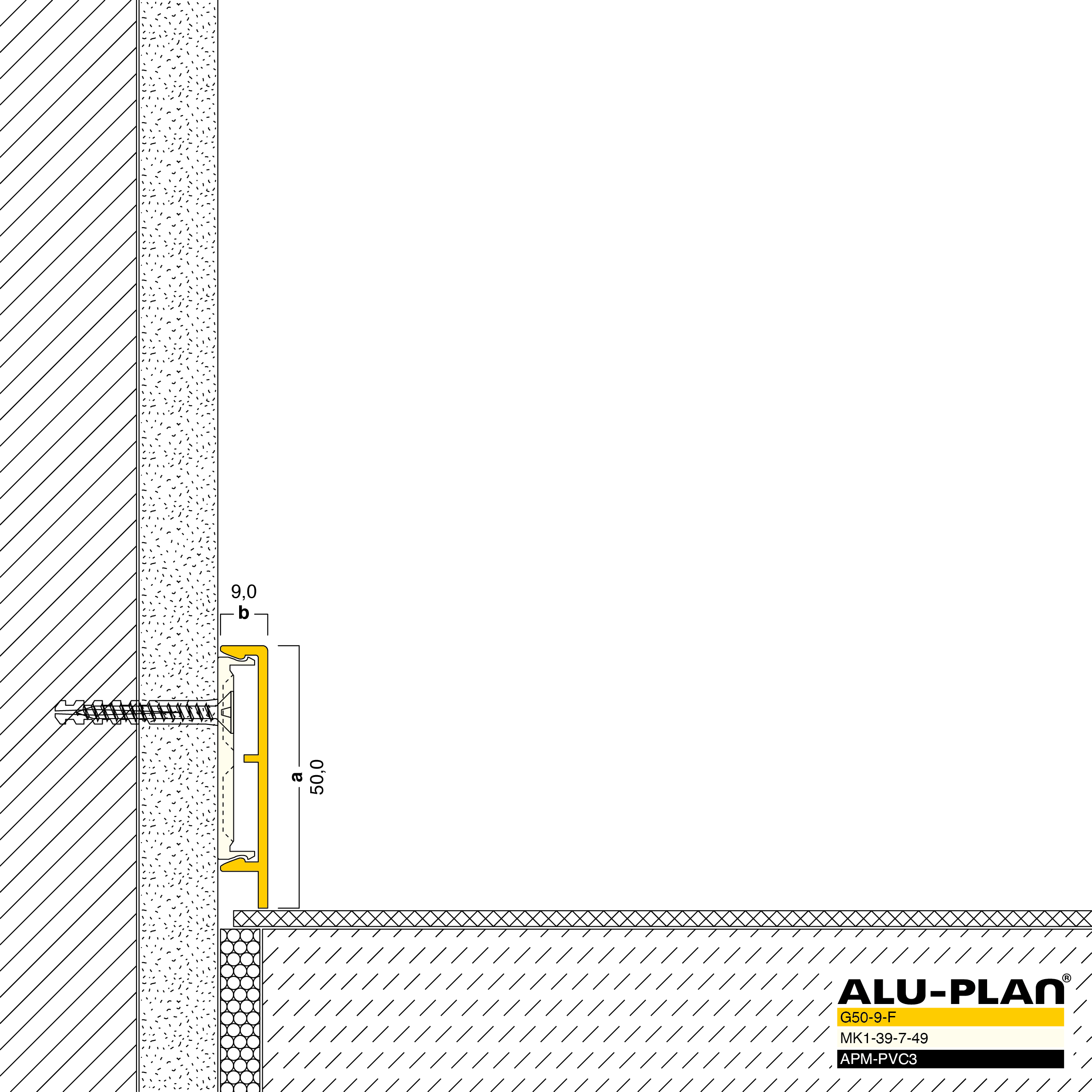 ALU-PLAN® Installation :: G50-9-F-APM-PVC3