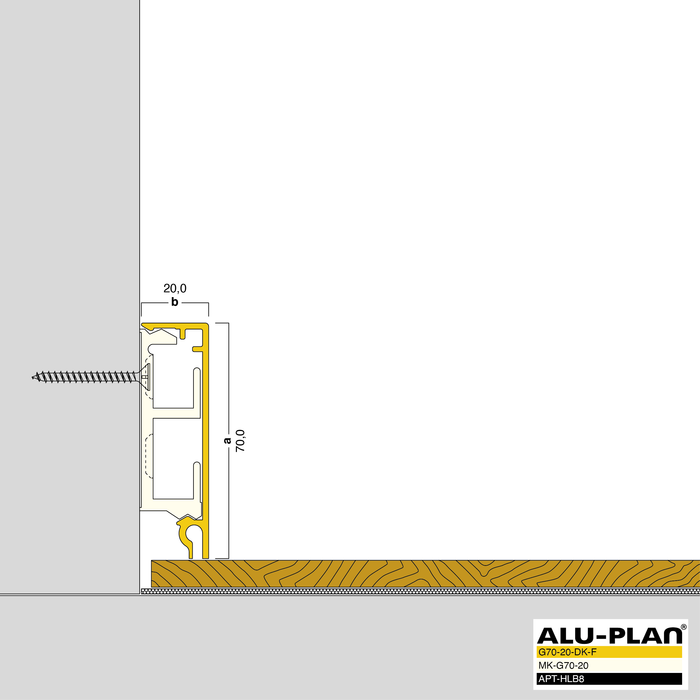 ALU-PLAN® Installation :: G70-20-DK-F-AP-HLB8