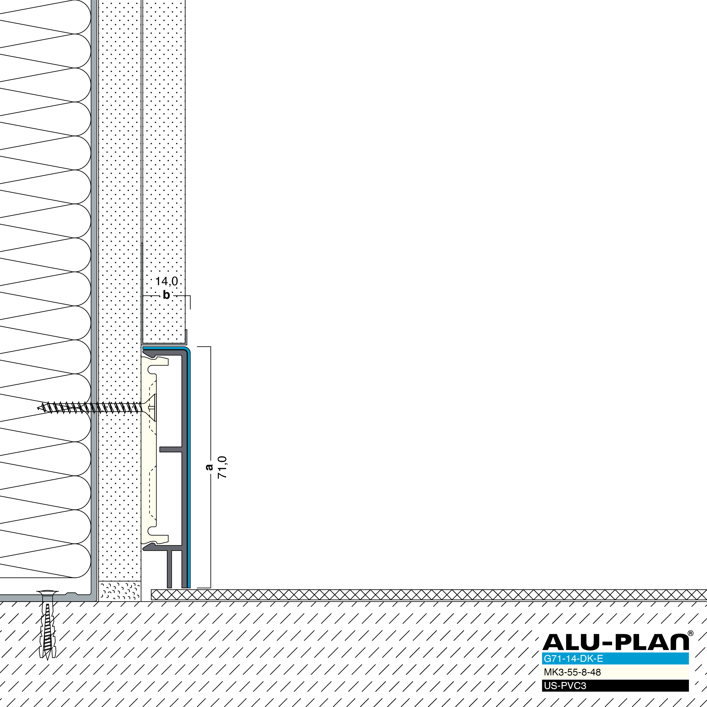 ALU-PLAN® Installation :: G71-14-DK-E-US-PVC3