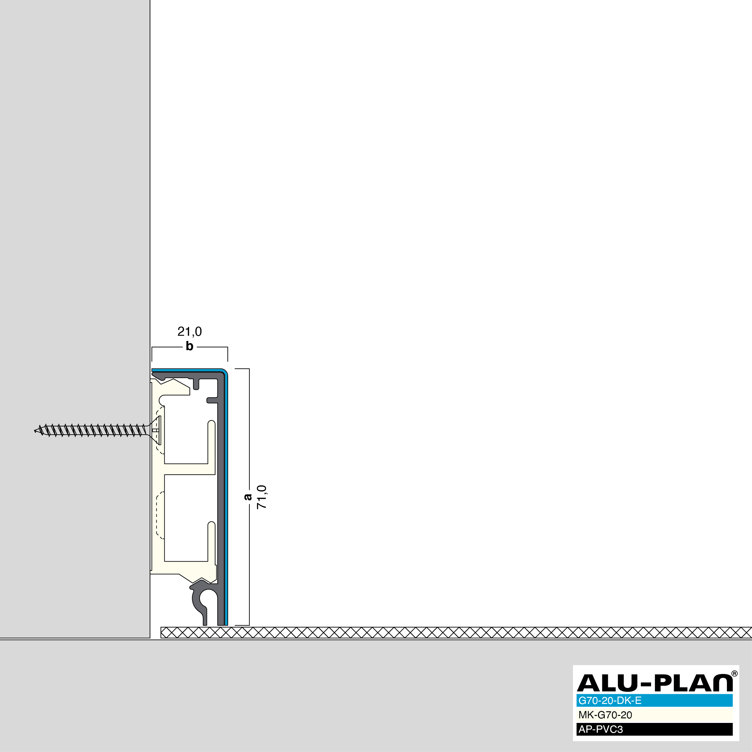 ALU-PLAN® Installation :: G71-21-DK-E-AP-PVC3