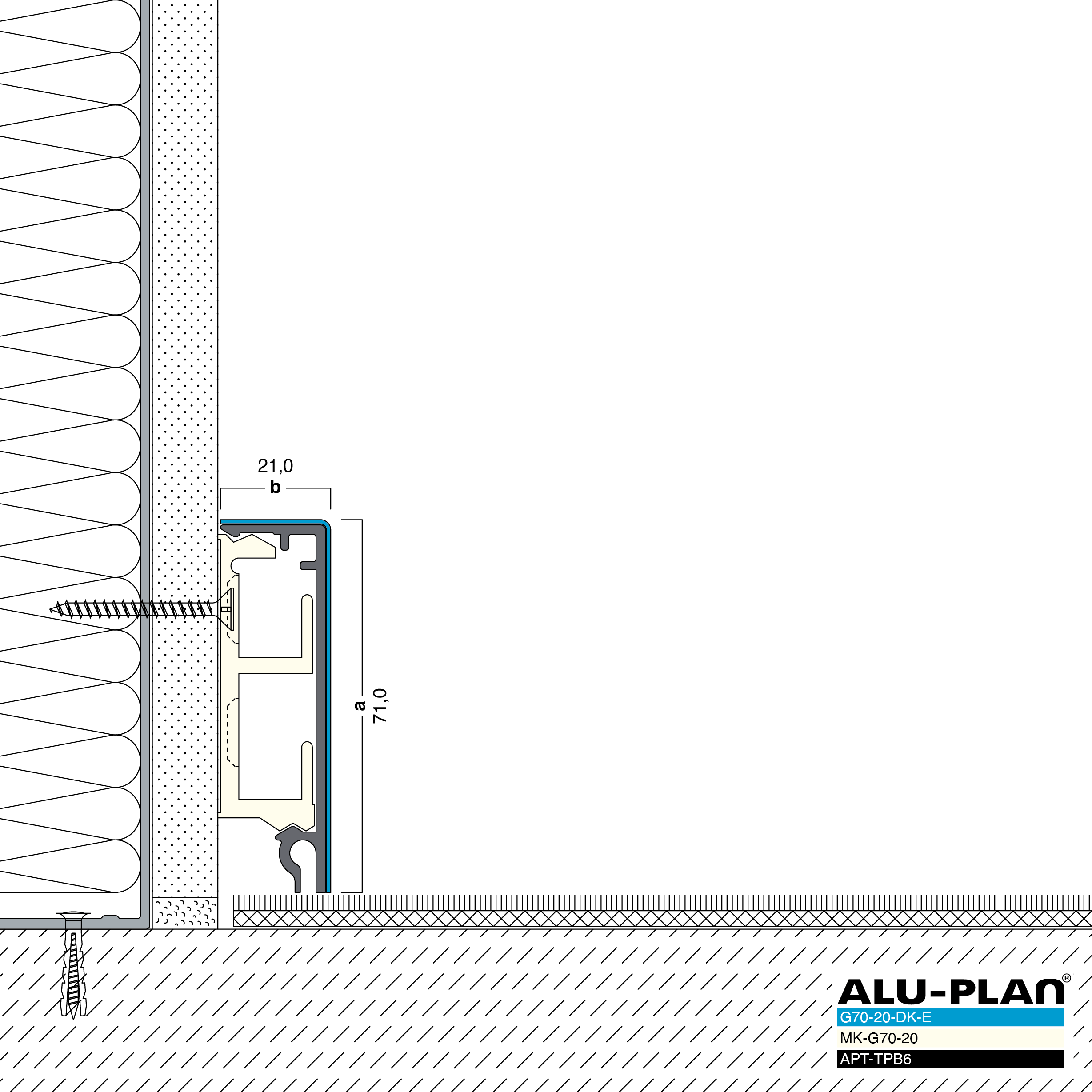 ALU-PLAN® Installation :: KK-G71-21-DK-E-APT-PVC3