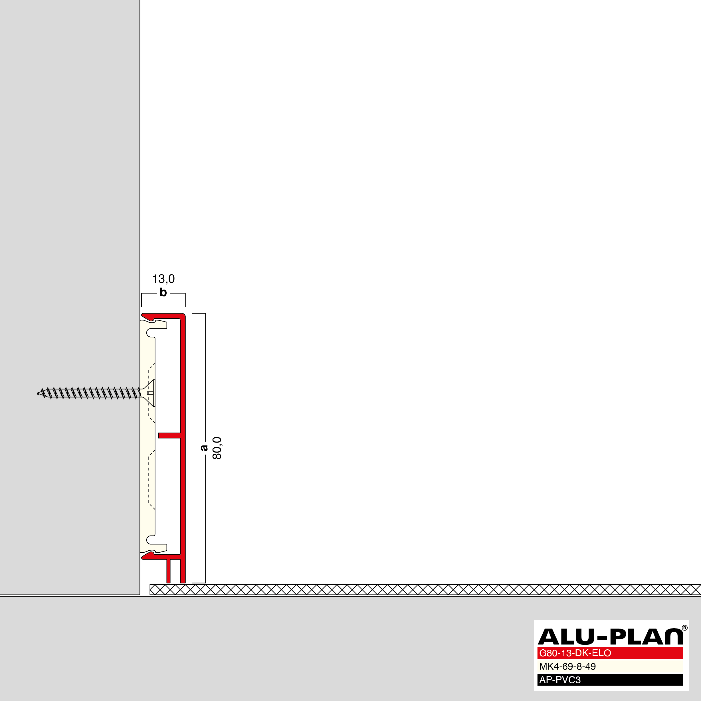 ALU-PLAN® Installation :: G80-13-DK-ELO-AP-PVC3