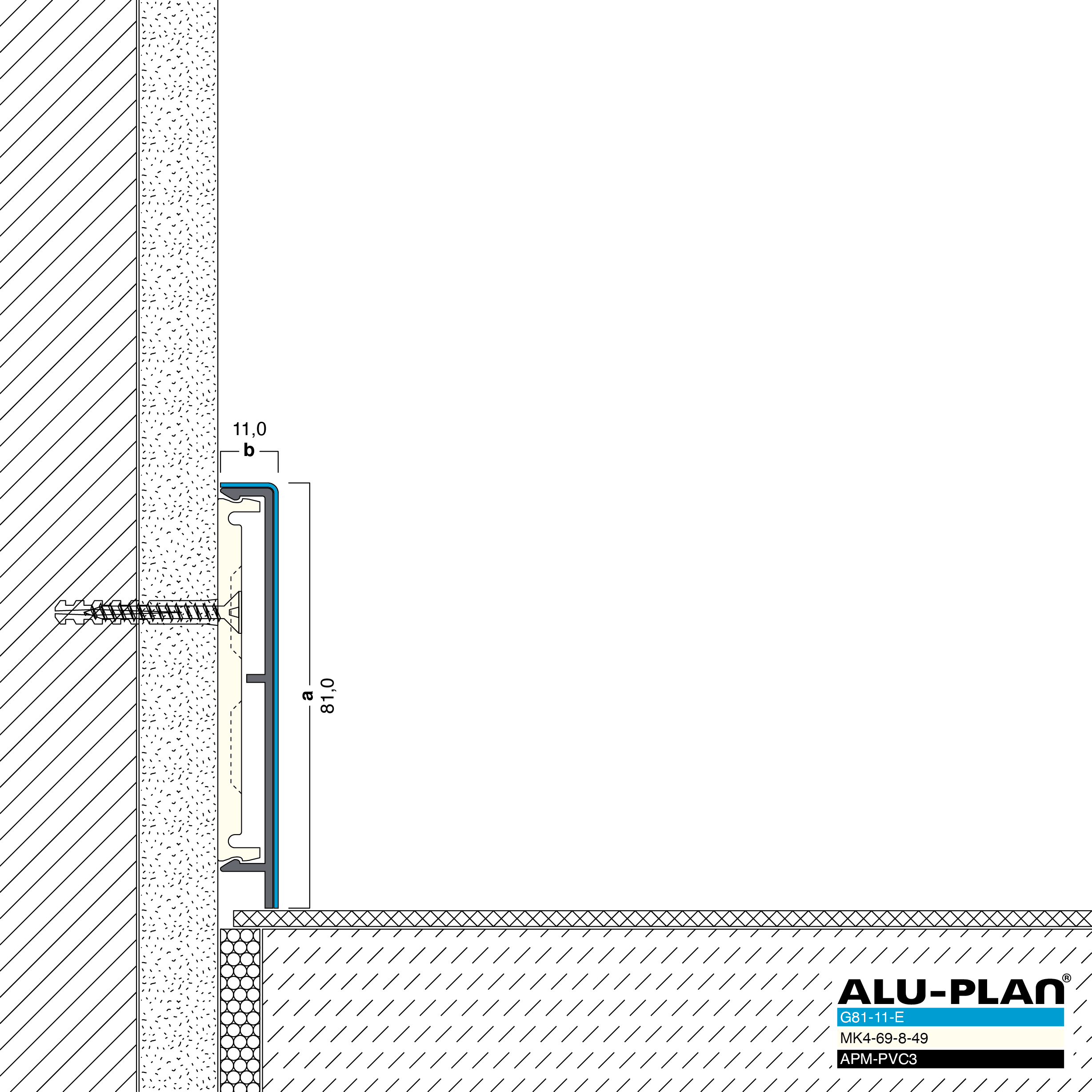 ALU-PLAN® Installation :: G81-11-E-APM-PVC3