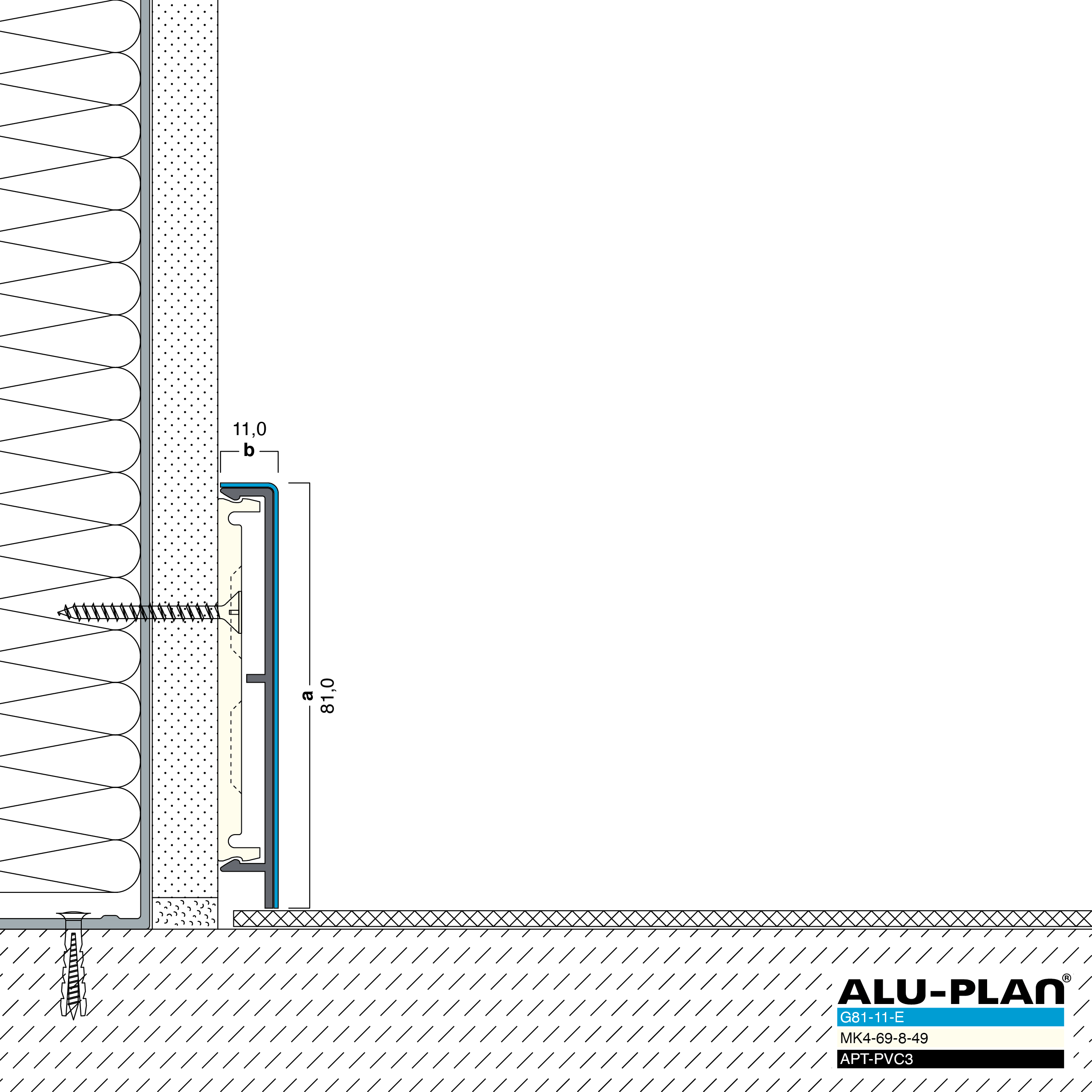 ALU-PLAN® Installation :: G81-11-E-APT-PVC3