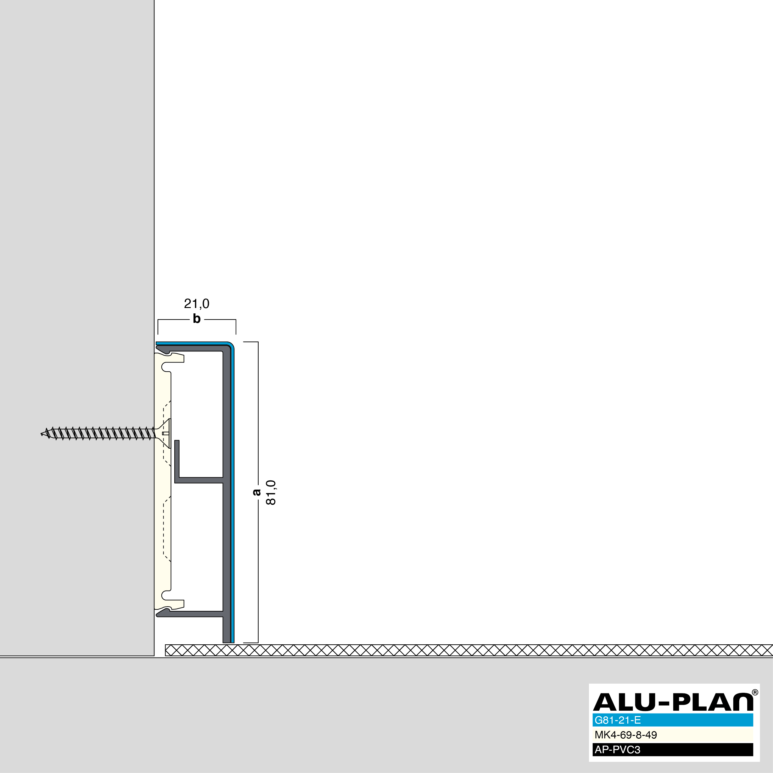 ALU-PLAN® Installation :: G81-21-E-AP-PVC3