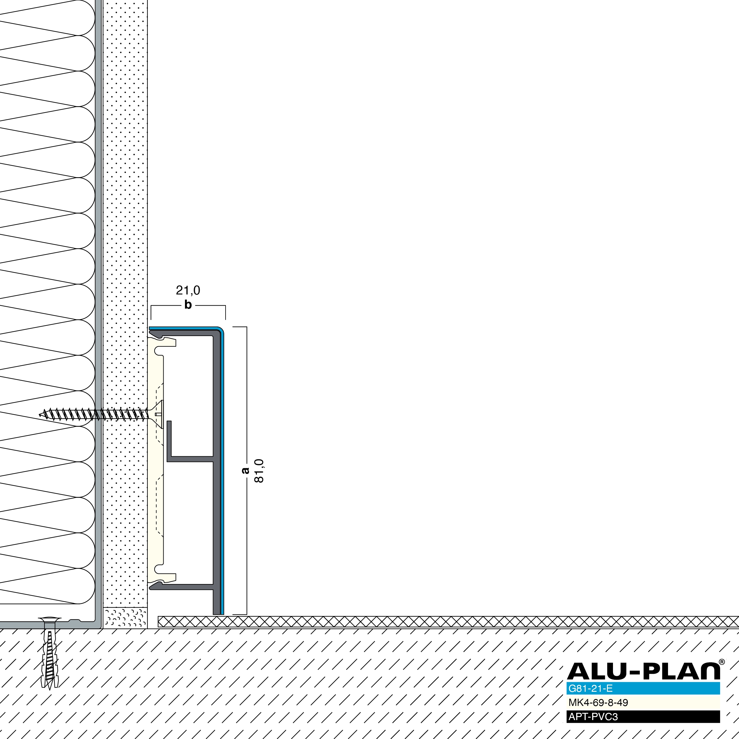 ALU-PLAN® Installation :: KK-G81-21-E-APT-PVC3