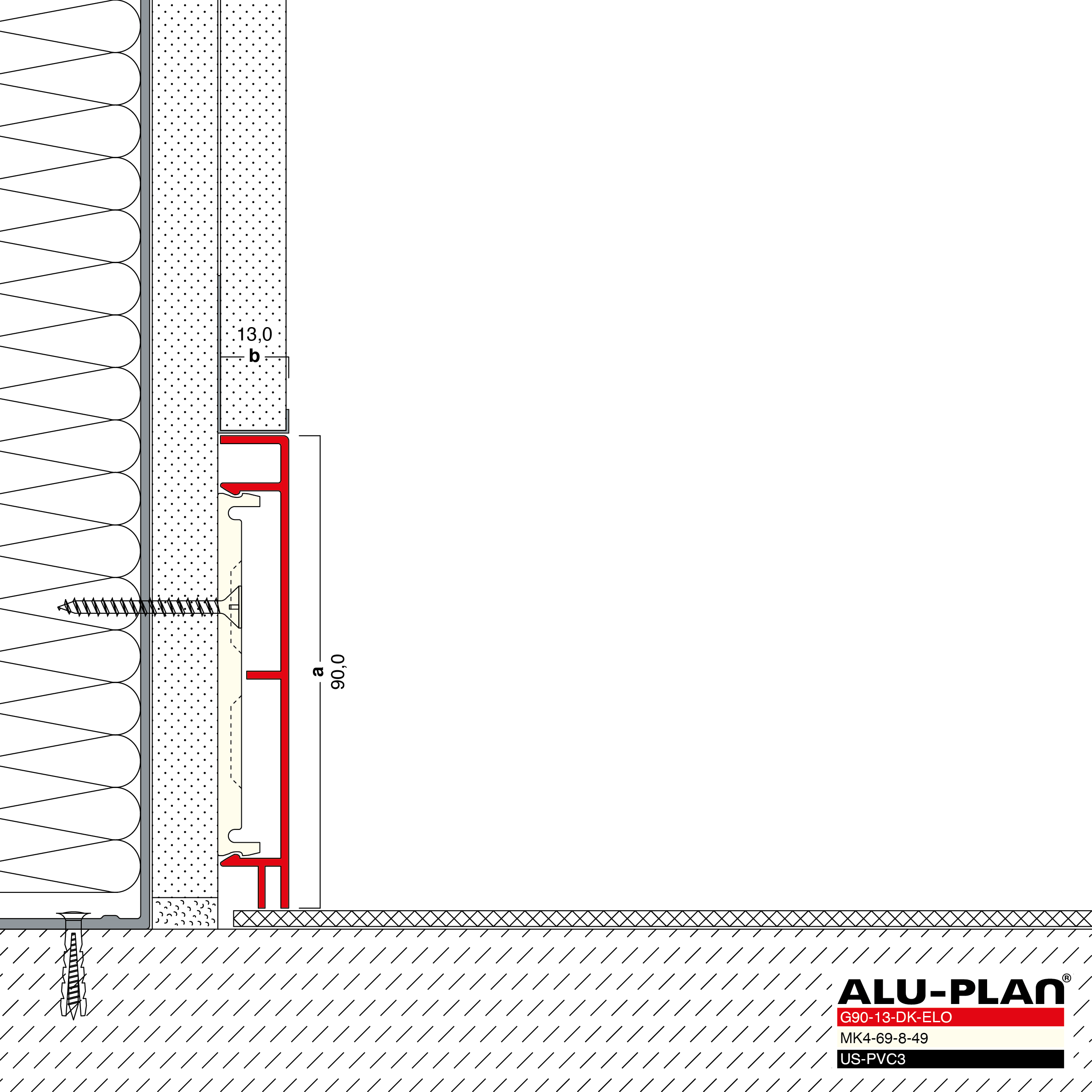 ALU-PLAN® Installation :: G90-13-DK-ELO-US-PVC3