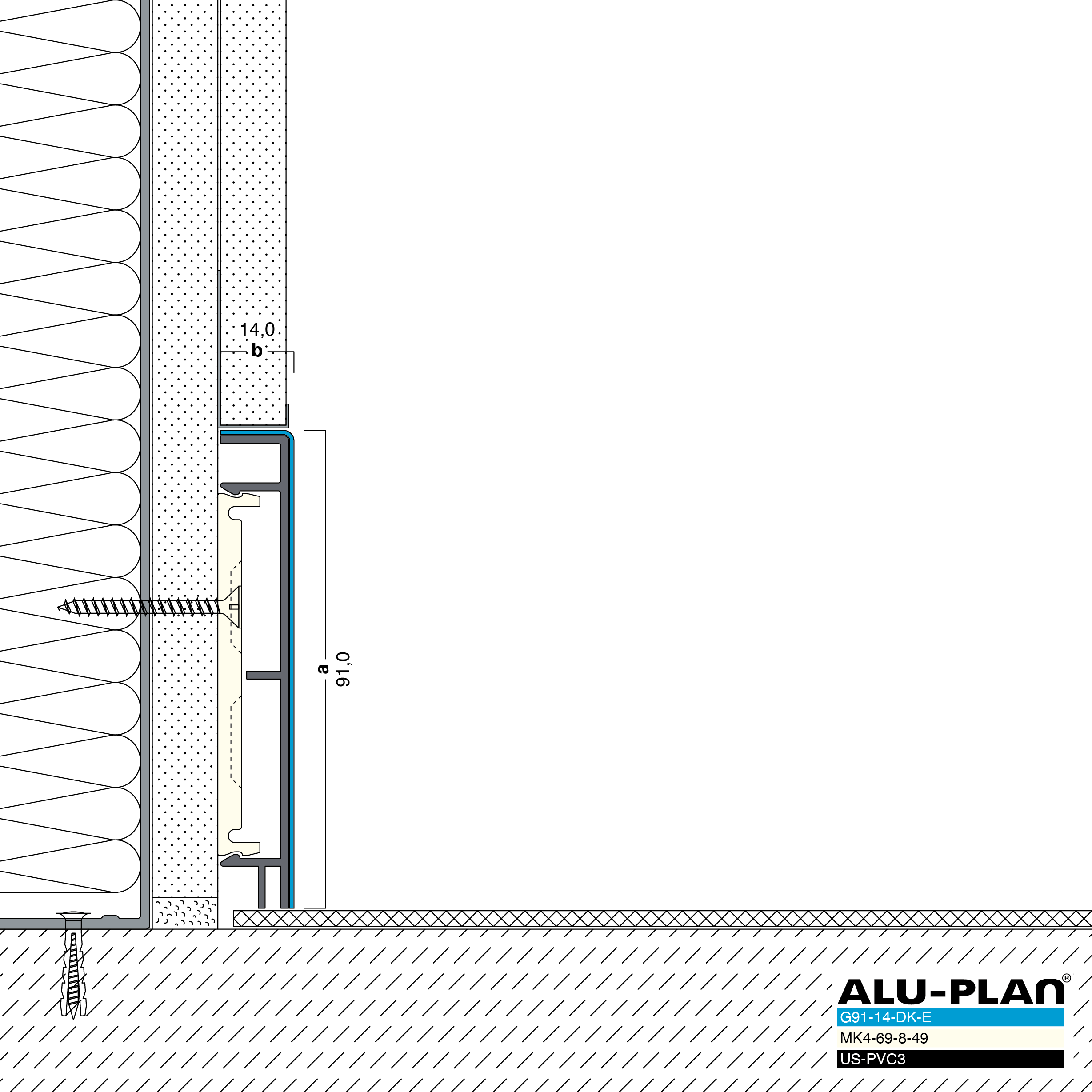 ALU-PLAN® Installation :: G91-14-DK-E-US-PVC3