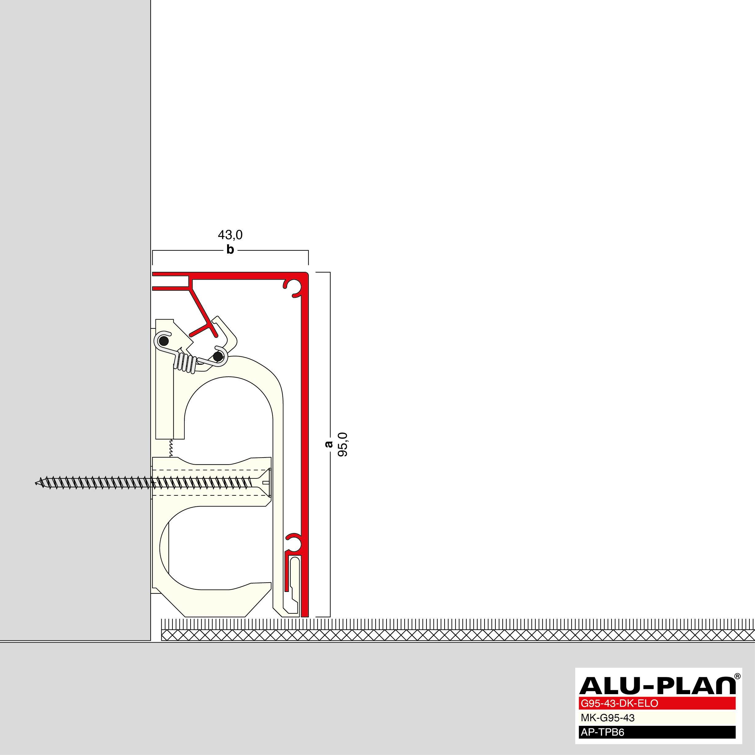 ALU-PLAN® Installation :: G95-43-DK-ELO-AP-TPB6