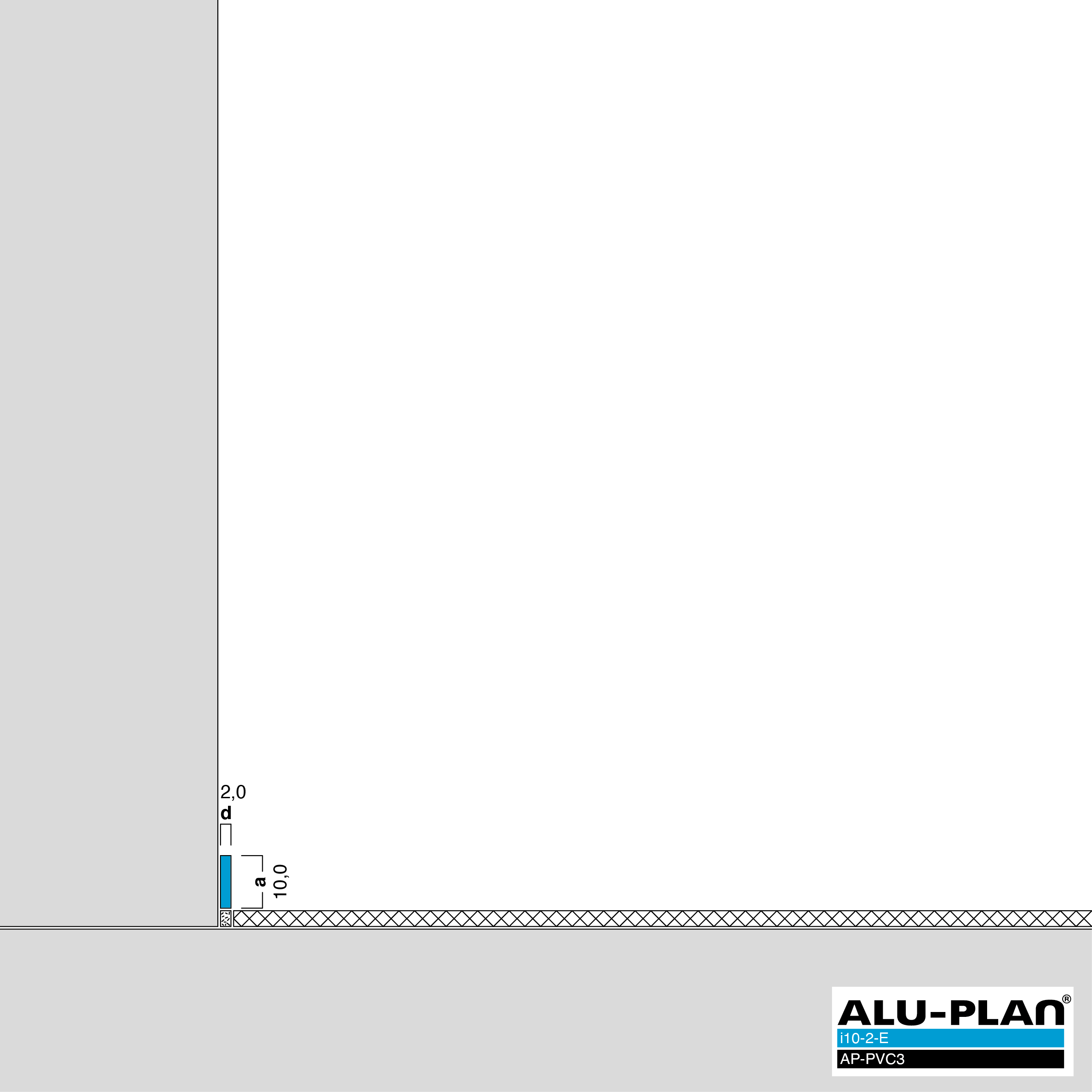 ALU-PLAN® Installation :: i10-2-E-AP-PVC3