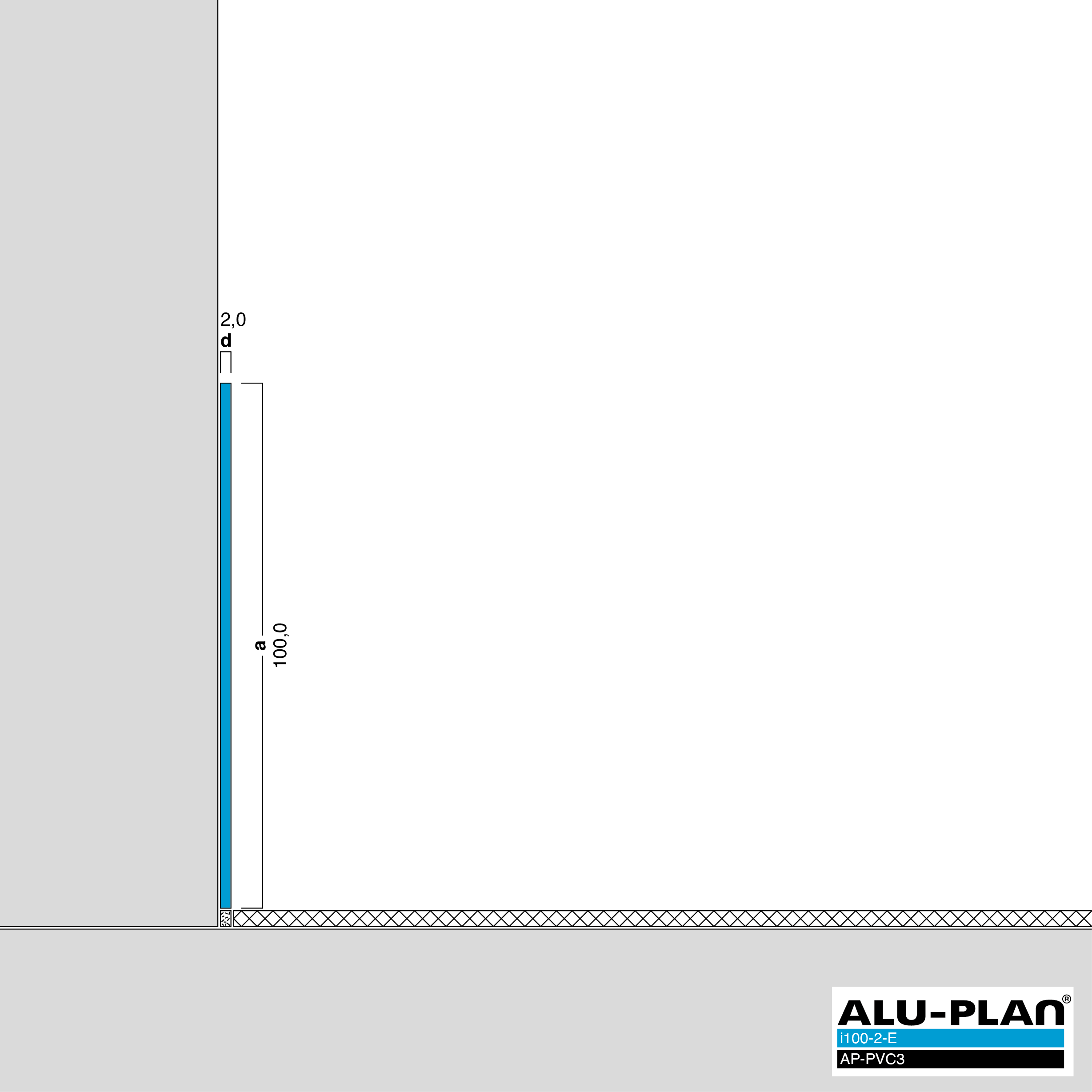 ALU-PLAN® Installation :: i100-2-E-AP-PVC3