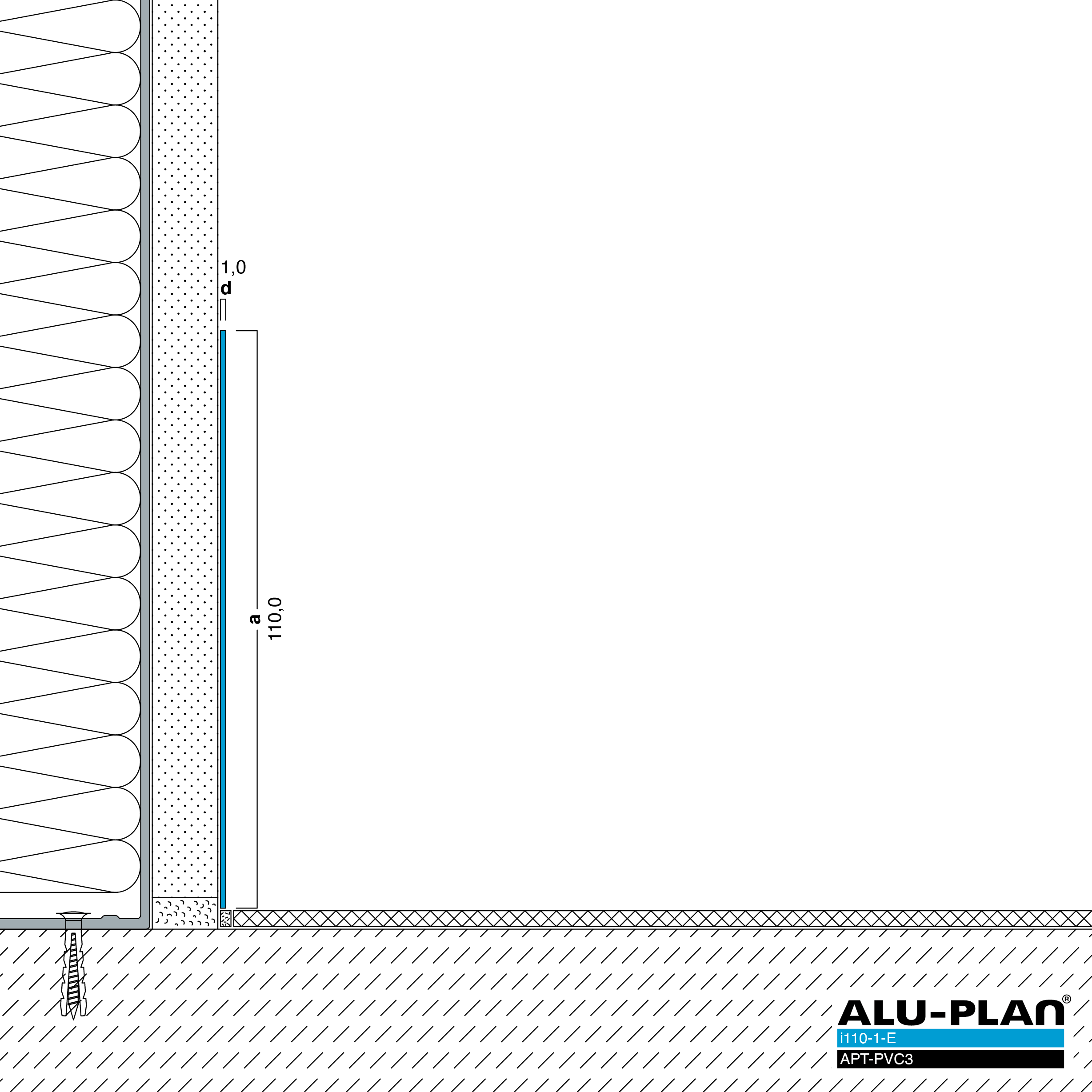 ALU-PLAN® Installation :: i110-1-E-APT-PVC3