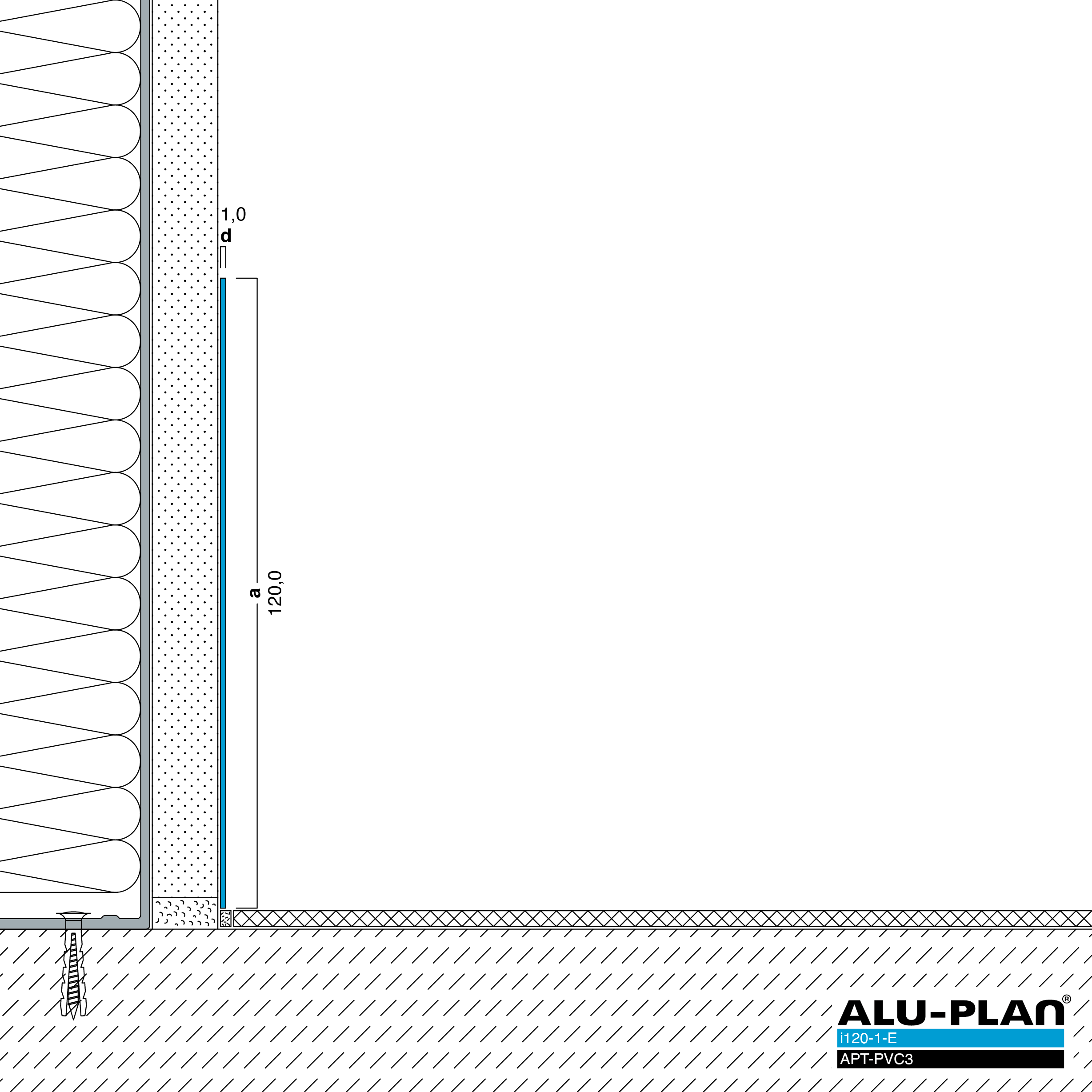 ALU-PLAN® Installation :: i120-1-E-APT-PVC3