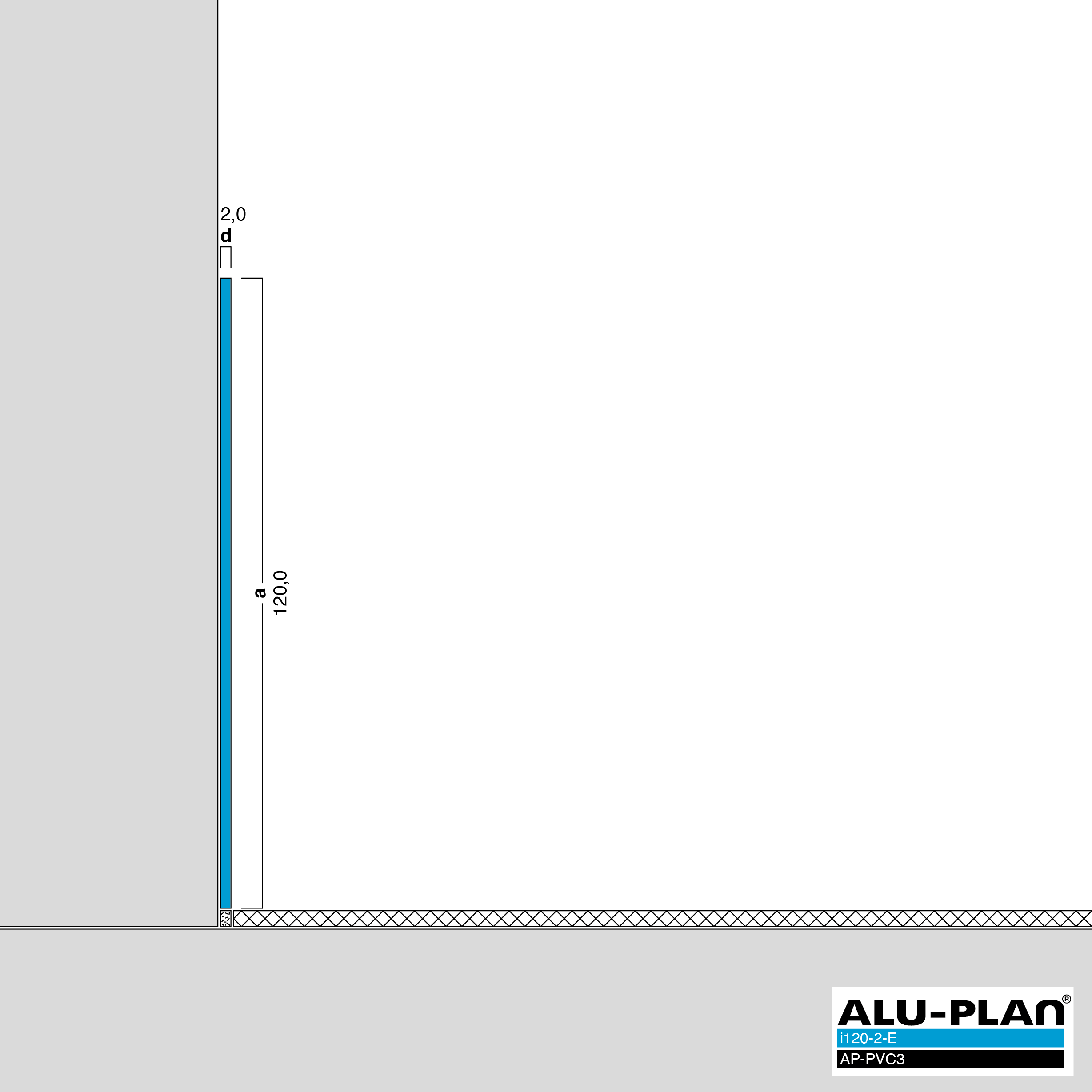 ALU-PLAN® Installation :: i120-2-E-AP-PVC3