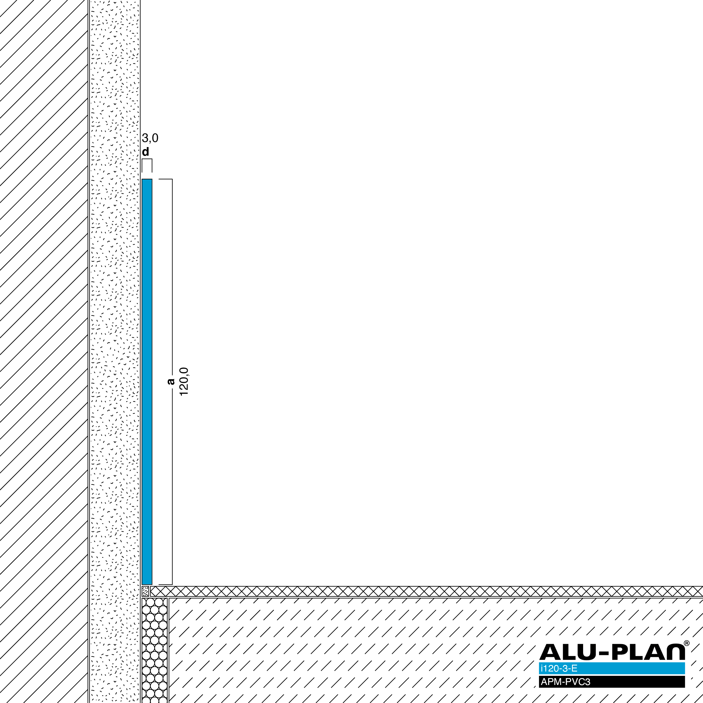 ALU-PLAN® Installation :: i120-3-E-APM-PVC3