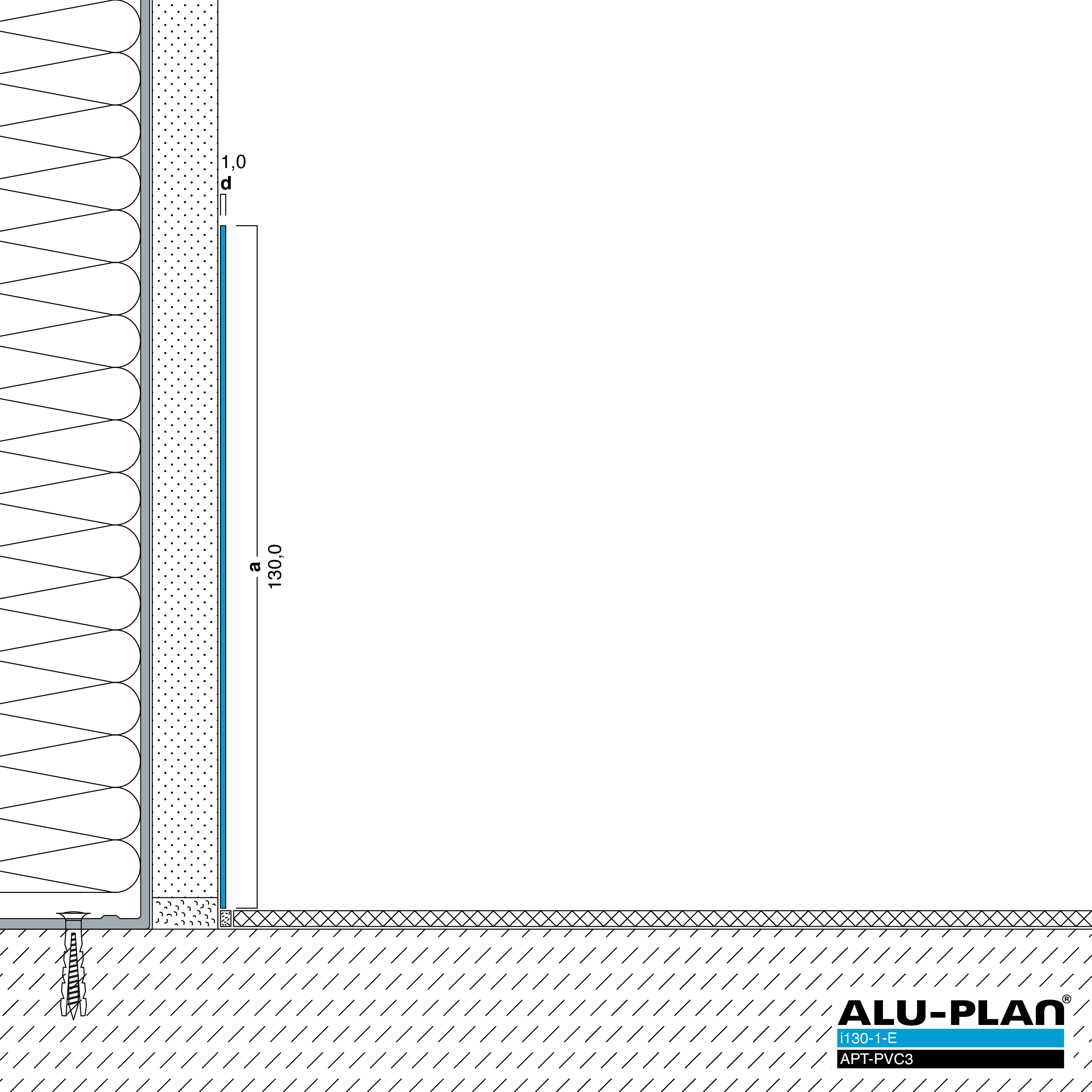 ALU-PLAN® Installation :: i130-1-E-APT-PVC3
