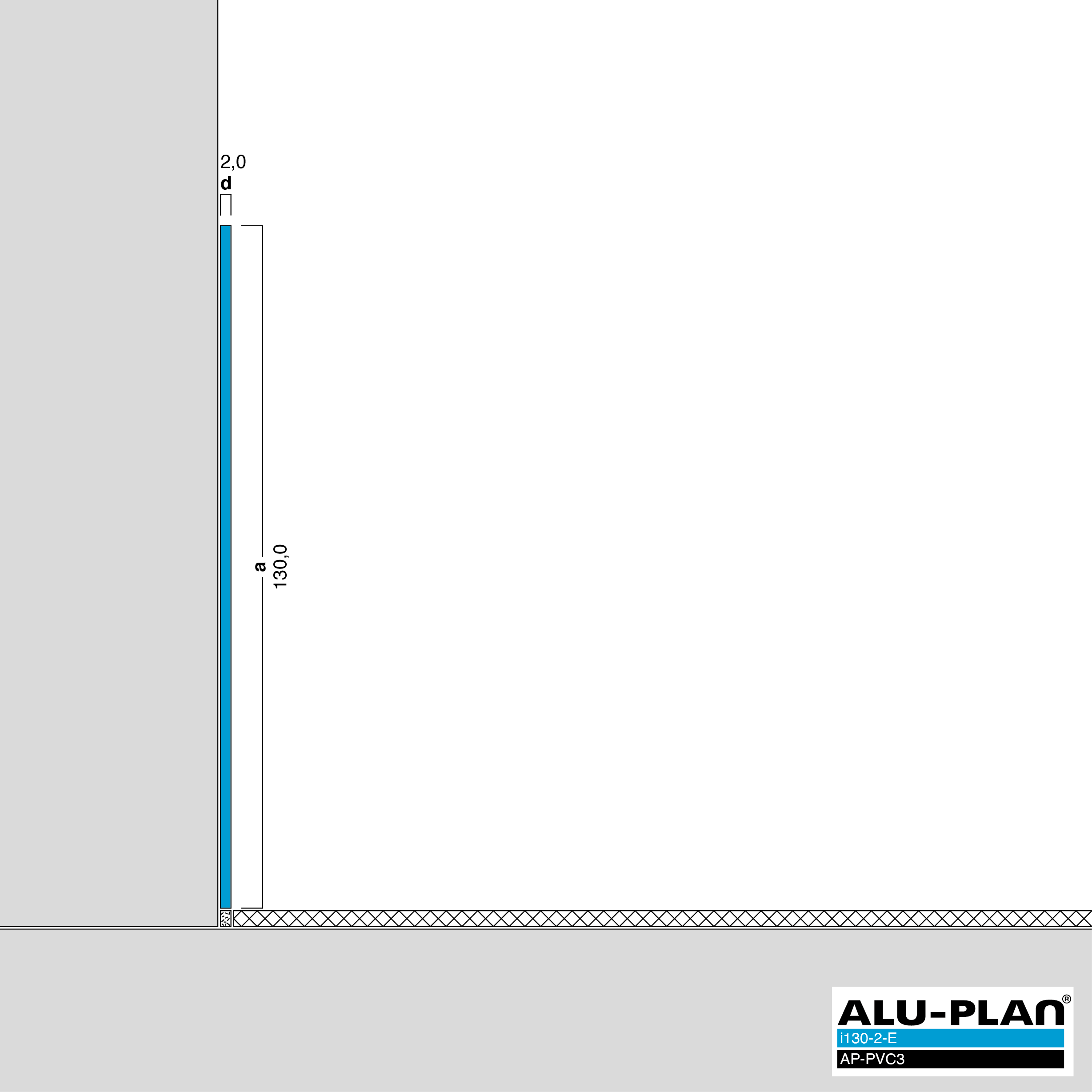 ALU-PLAN® Installation :: i130-2-E-AP-PVC3