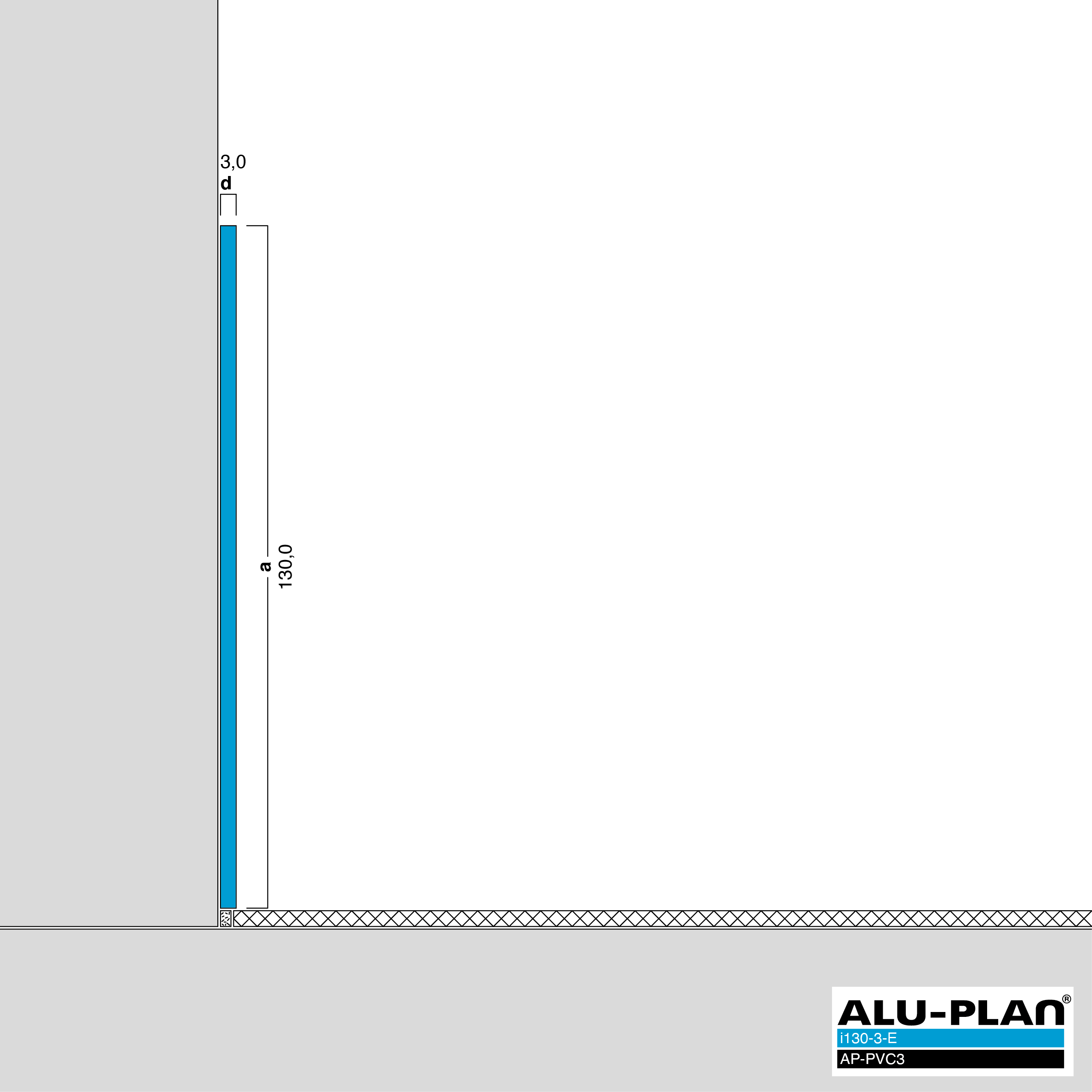 ALU-PLAN® Installation :: i130-3-E-AP-PVC3