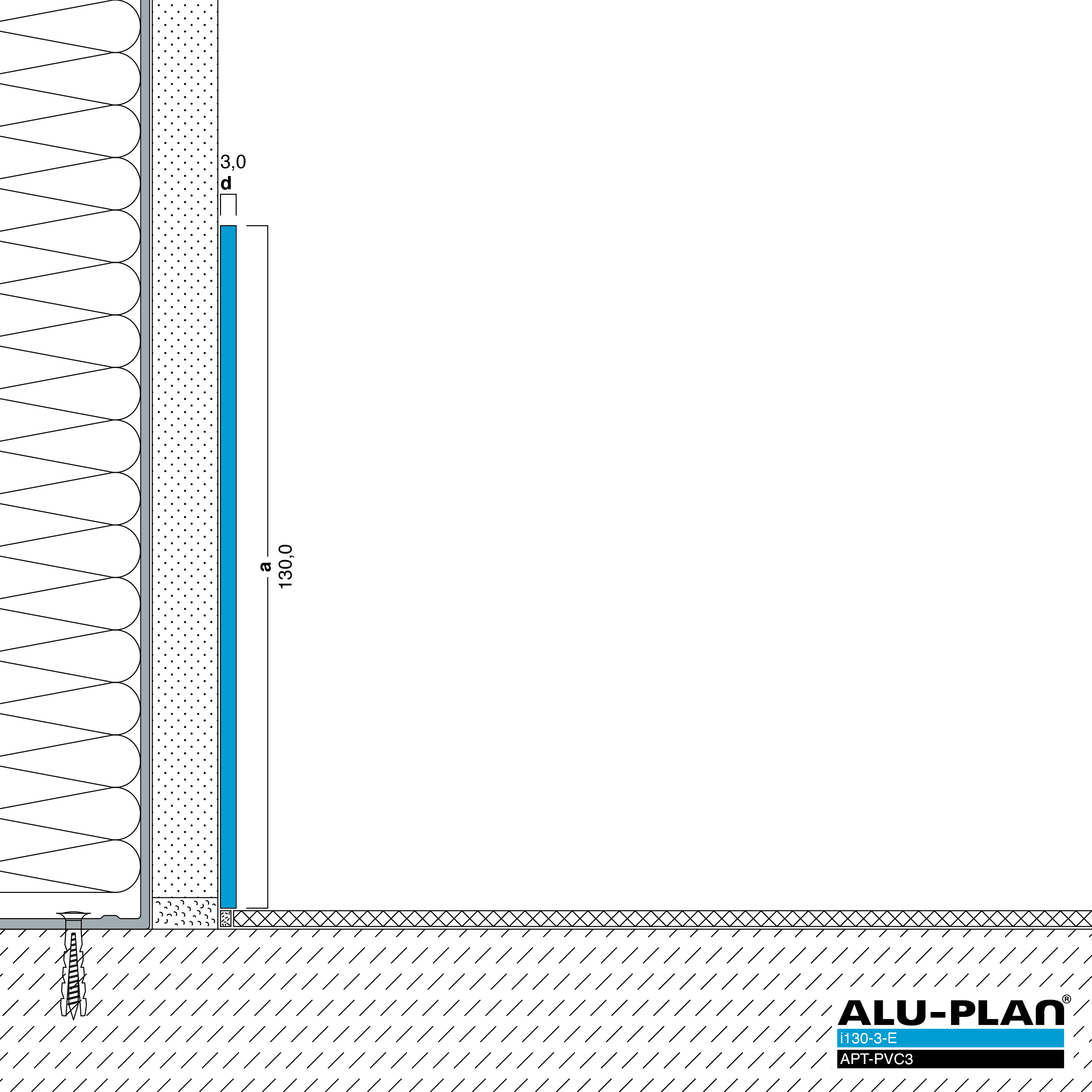ALU-PLAN® Installation :: i130-3-E-APT-PVC3