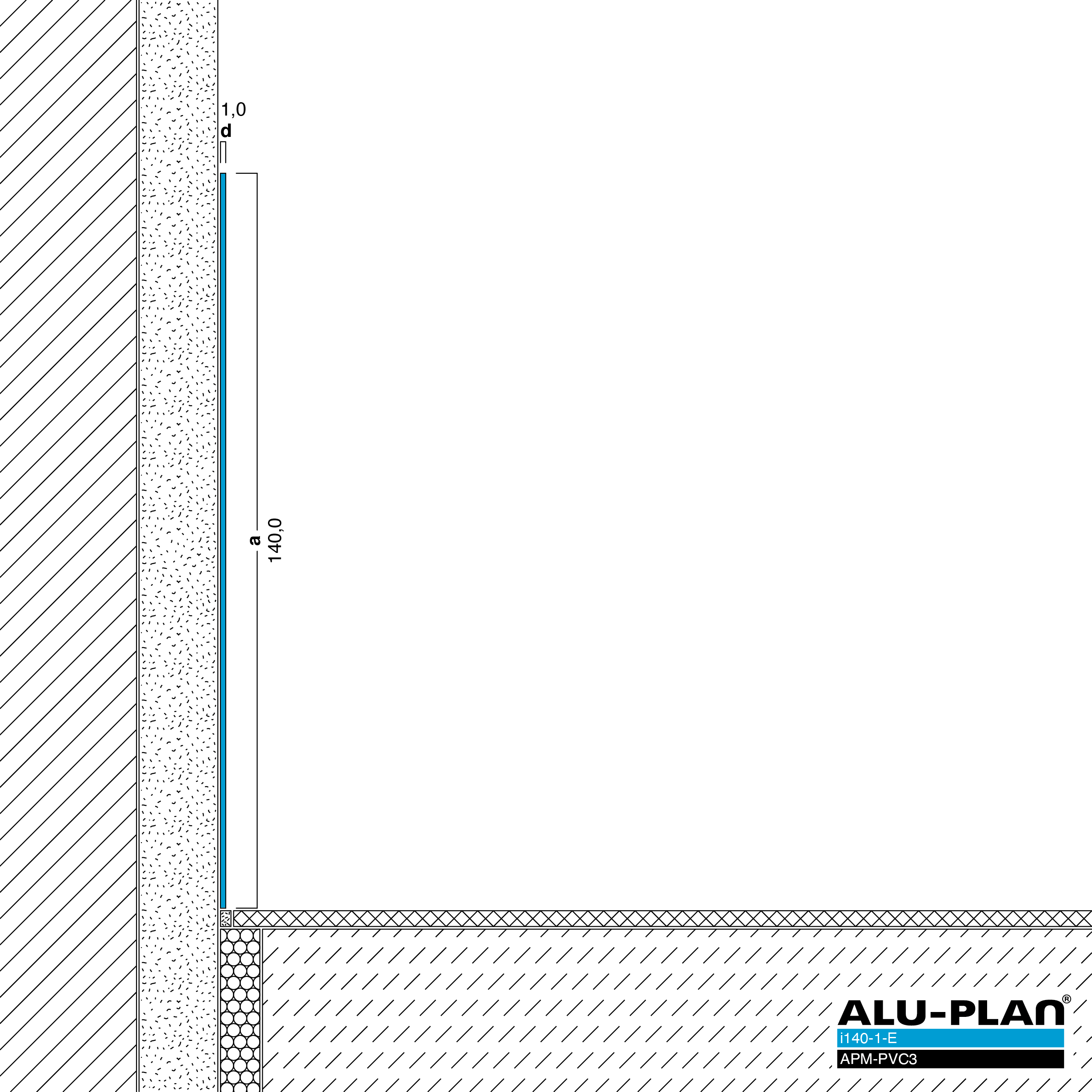 ALU-PLAN® Installation :: i140-1-E-APM-PVC3
