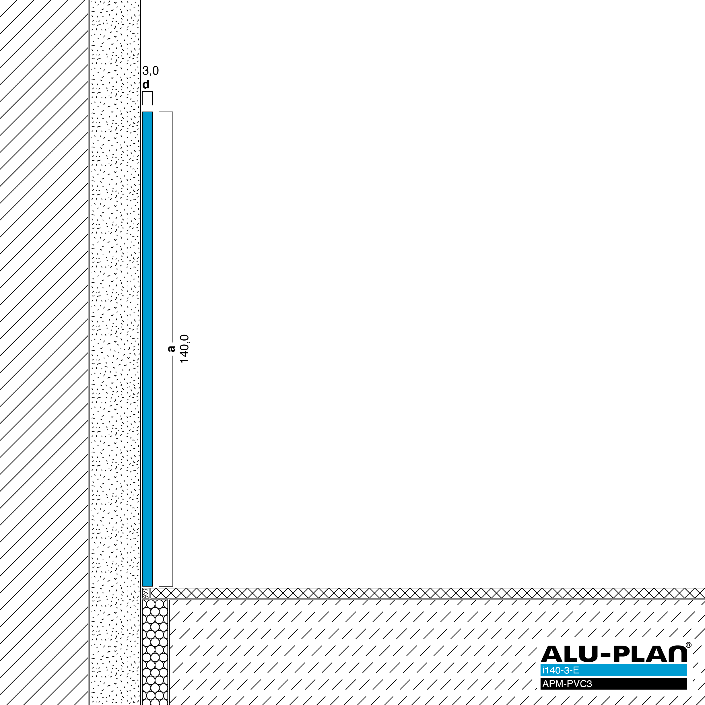 ALU-PLAN® Installation :: i140-3-E-APM-PVC3