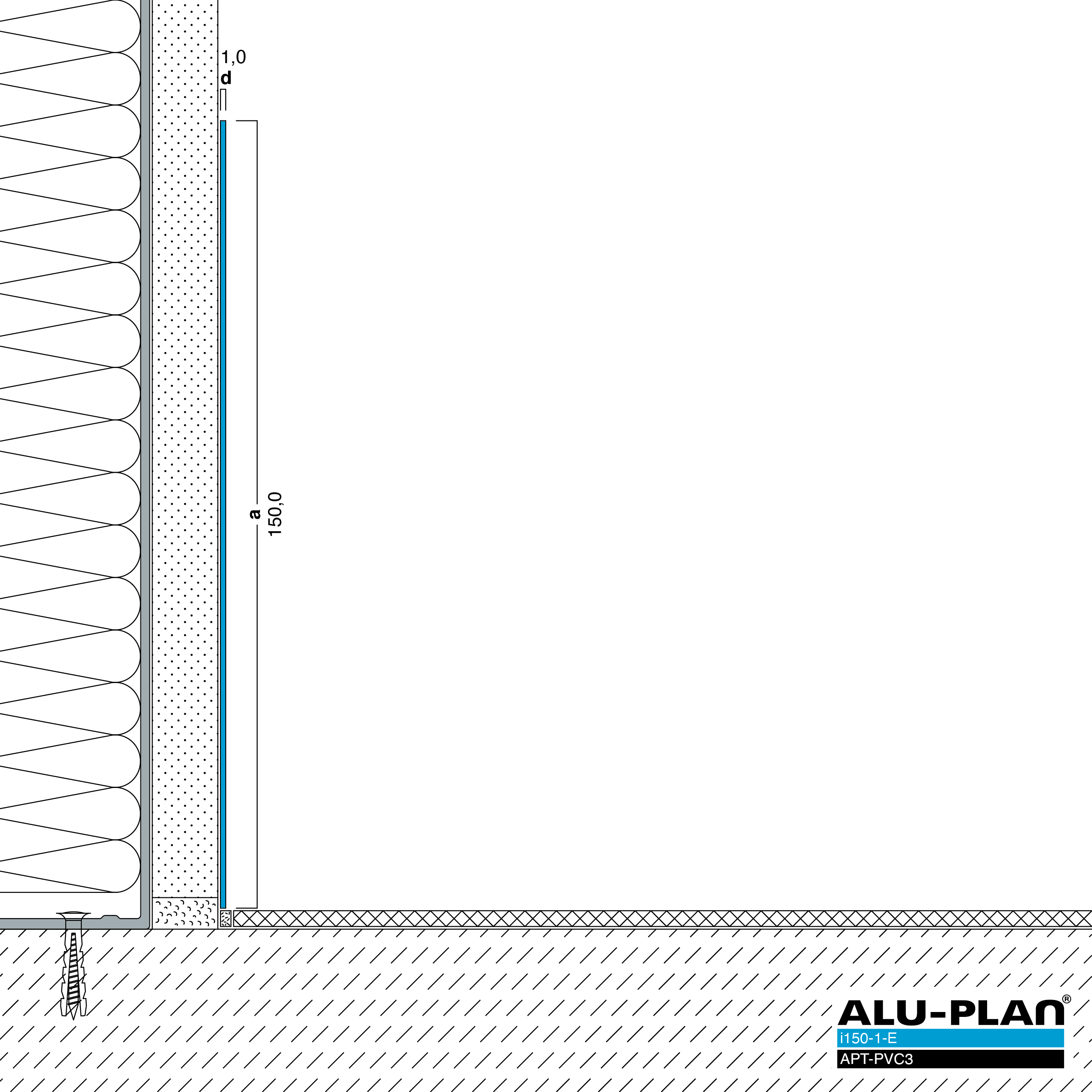 ALU-PLAN® Installation :: i150-1-E-APT-PVC3