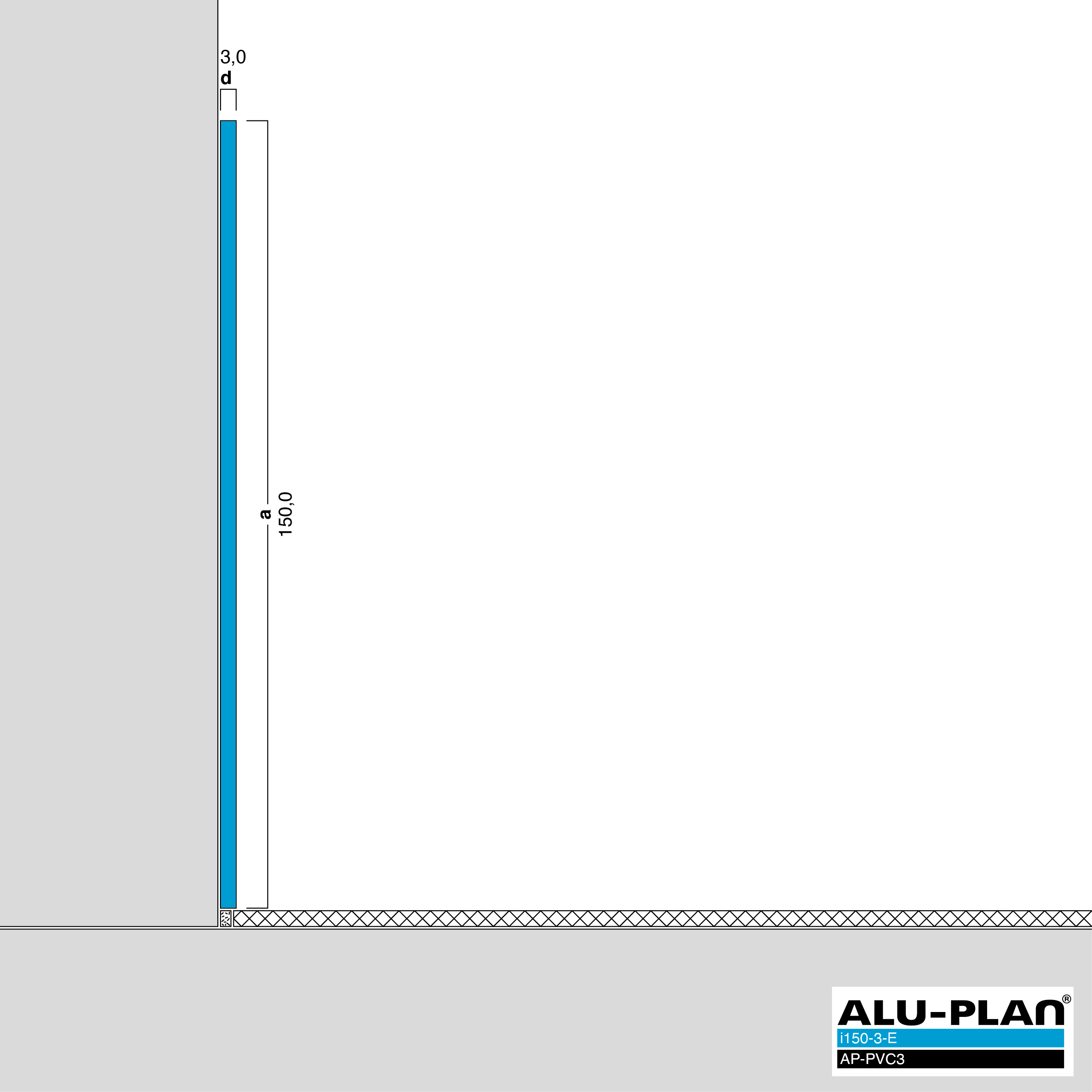 ALU-PLAN® Installation :: i150-3-E-AP-PVC3