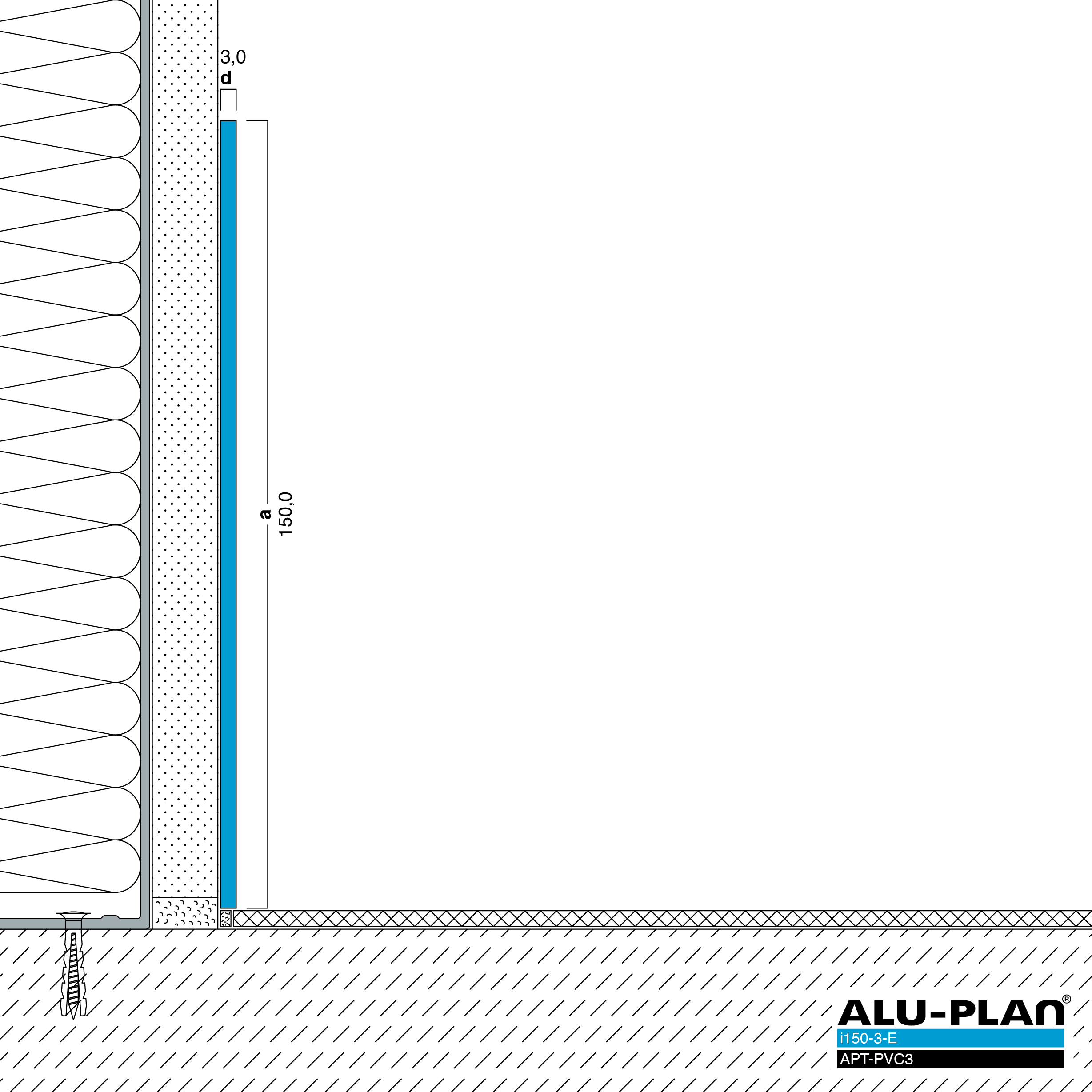 ALU-PLAN® Installation :: i150-3-E-APT-PVC3