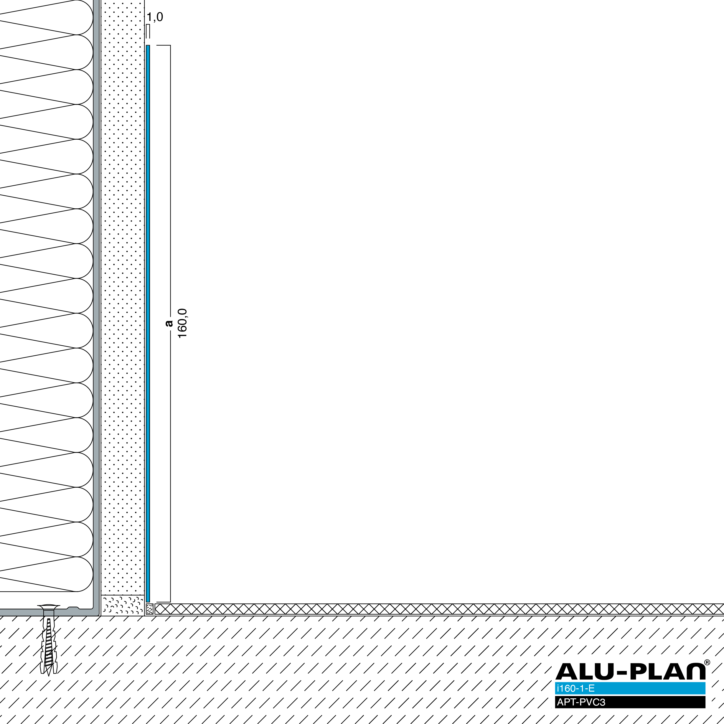 ALU-PLAN® Installation :: i160-1-E-APT-PVC3