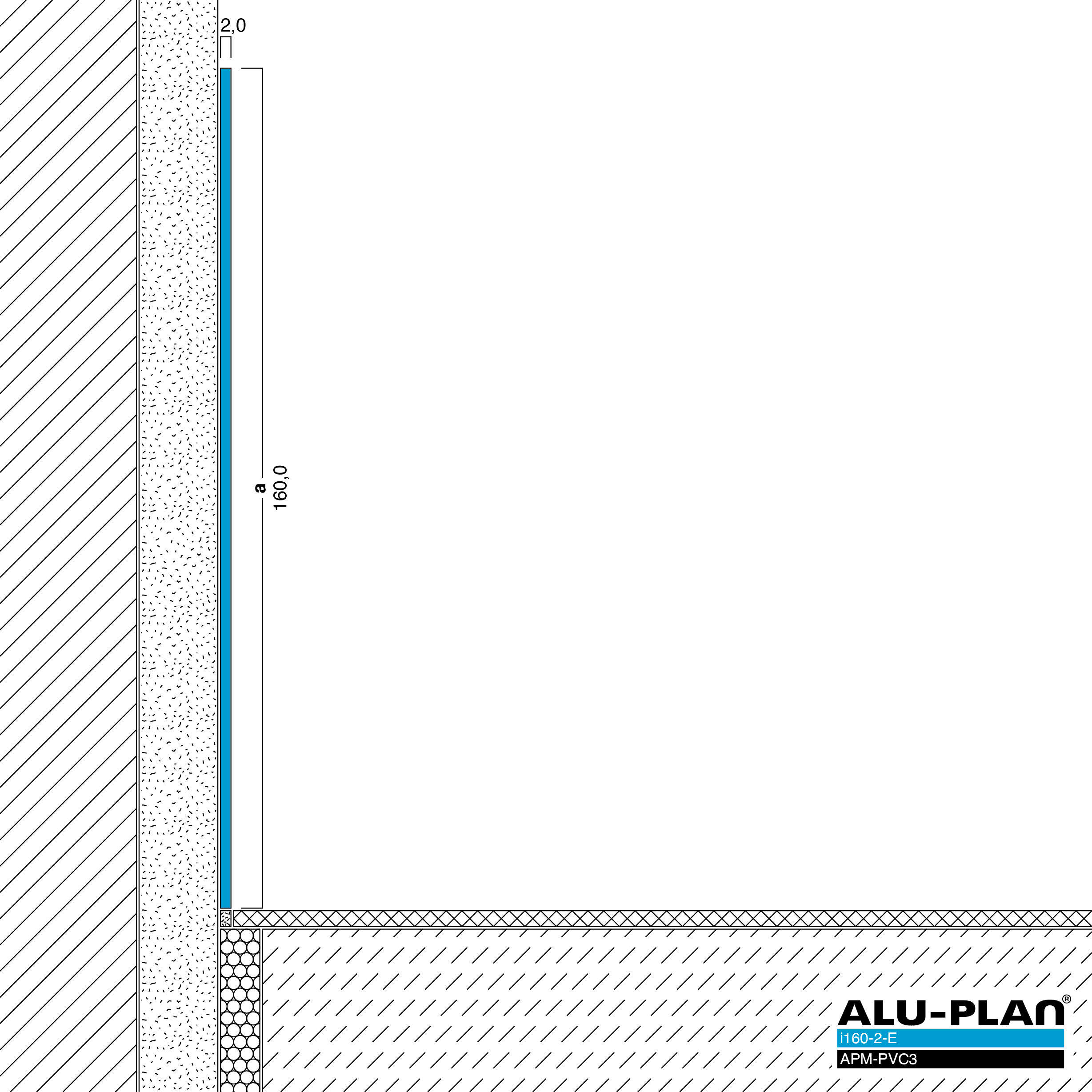 ALU-PLAN® Installation :: i160-2-E-APM-PVC3
