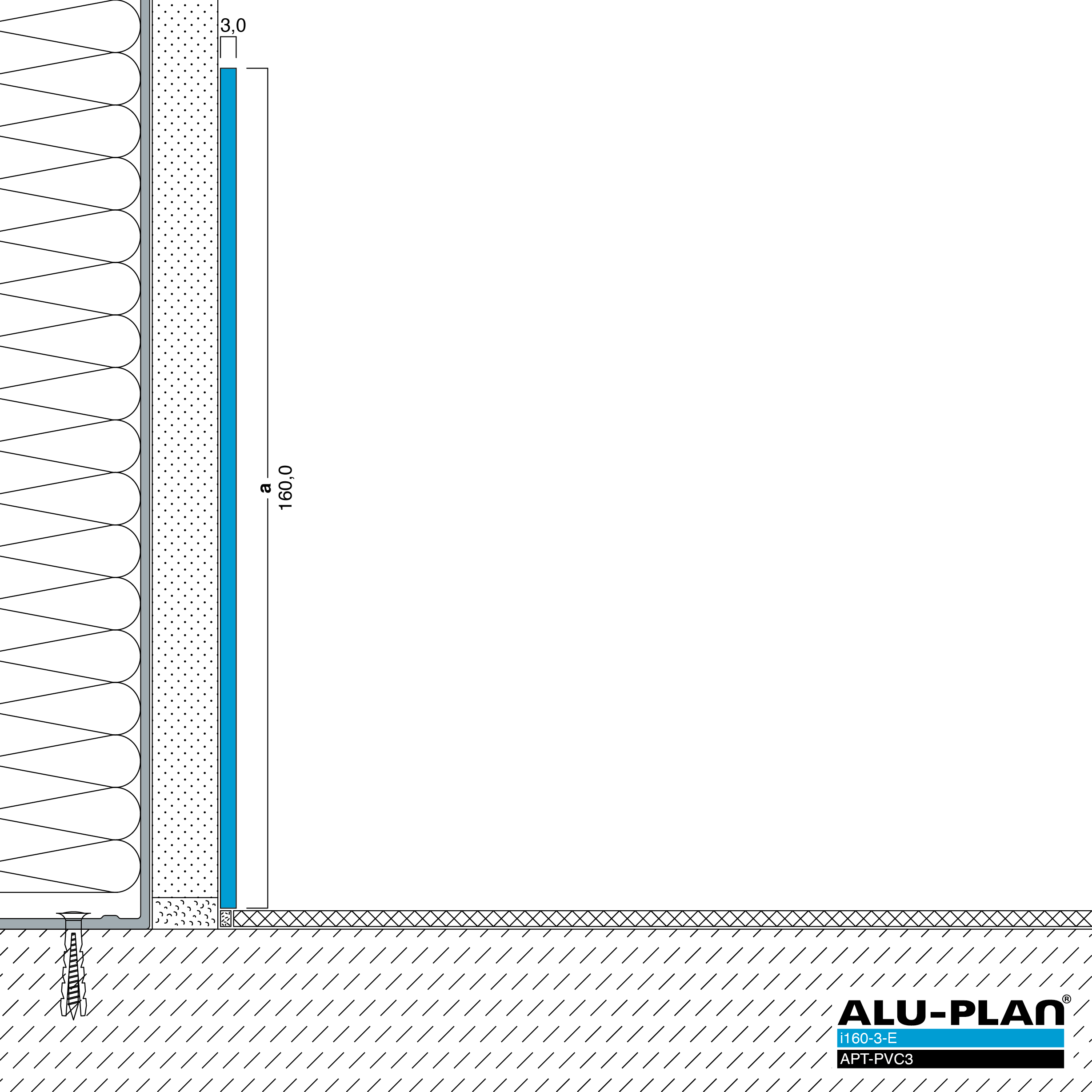 ALU-PLAN® Installation :: i160-3-E-APT-PVC3