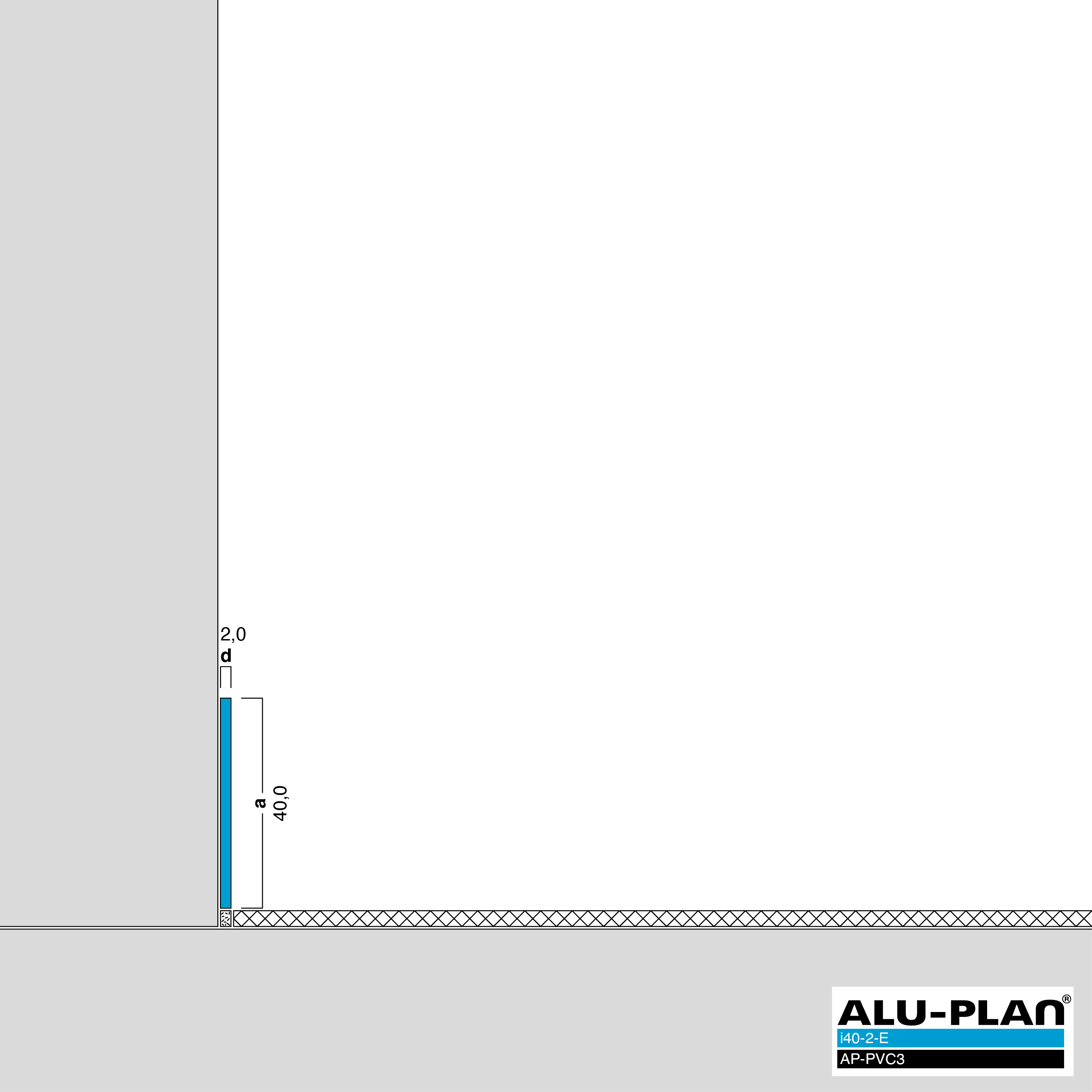 ALU-PLAN® Installation :: i40-2-E-AP-PVC3