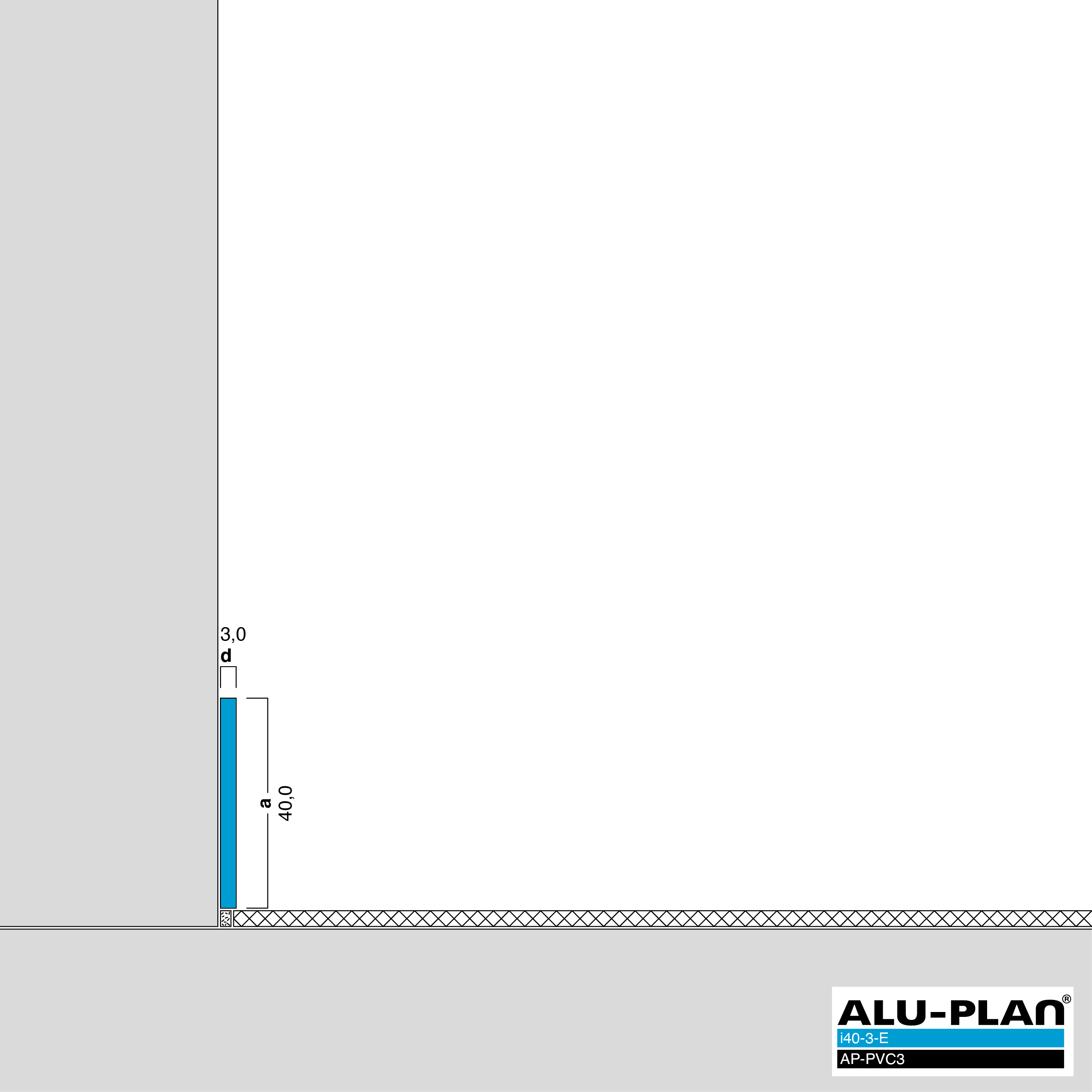 ALU-PLAN® Installation :: i40-3-E-AP-PVC3