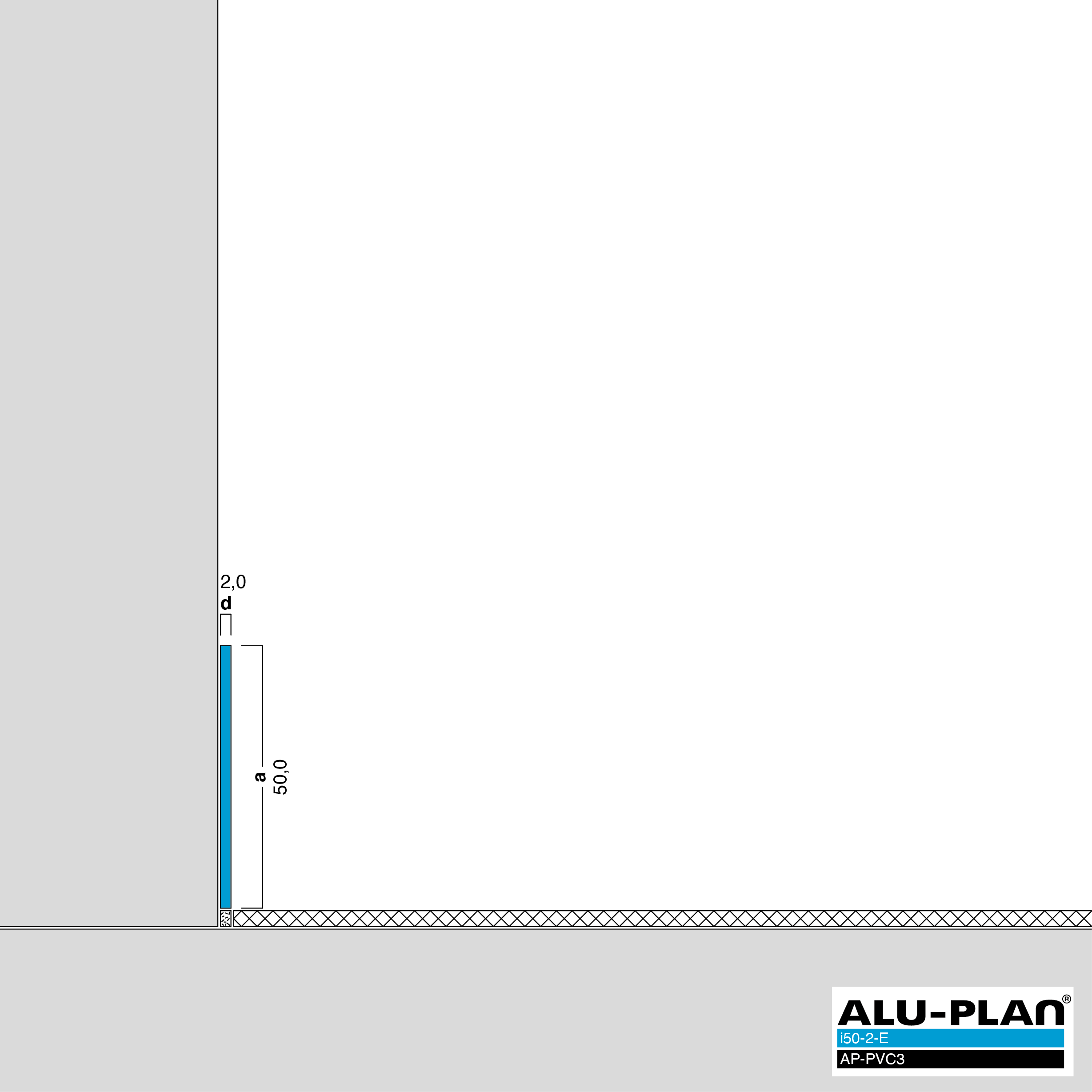 ALU-PLAN® Installation :: i50-2-E-AP-PVC3