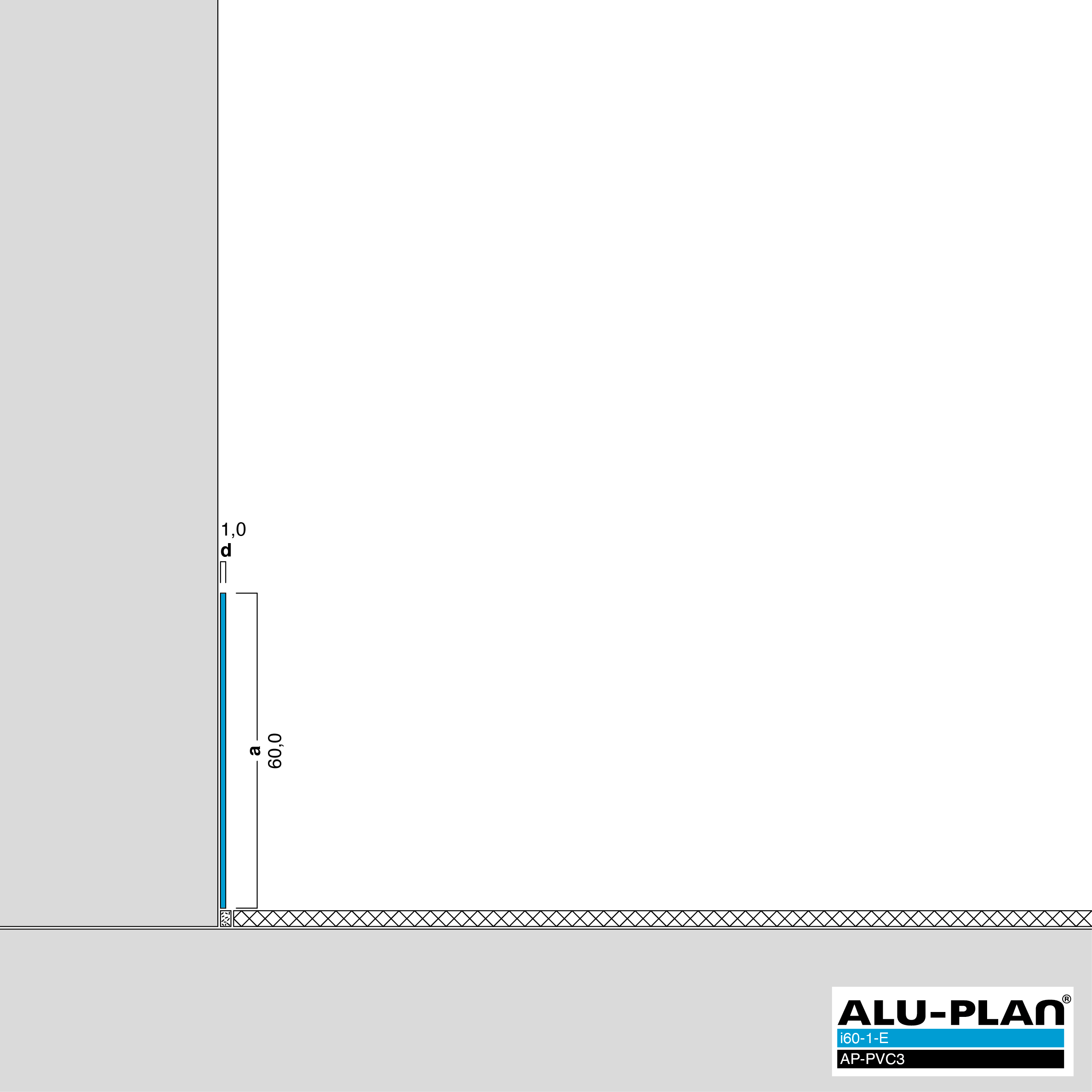 ALU-PLAN® Installation :: i60-1-E-AP-PVC3